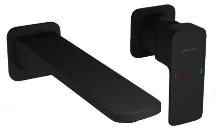 Смеситель для умывальника Excellent Keria черный (AREX.2014BL)