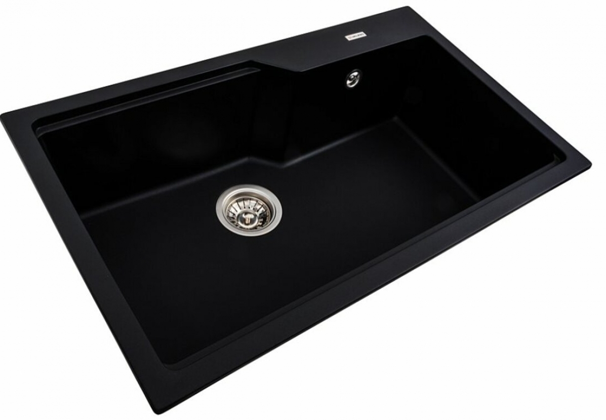 Кухонная мойка Valeso Nika 7545 Черная цена 7120 грн - фотография 2