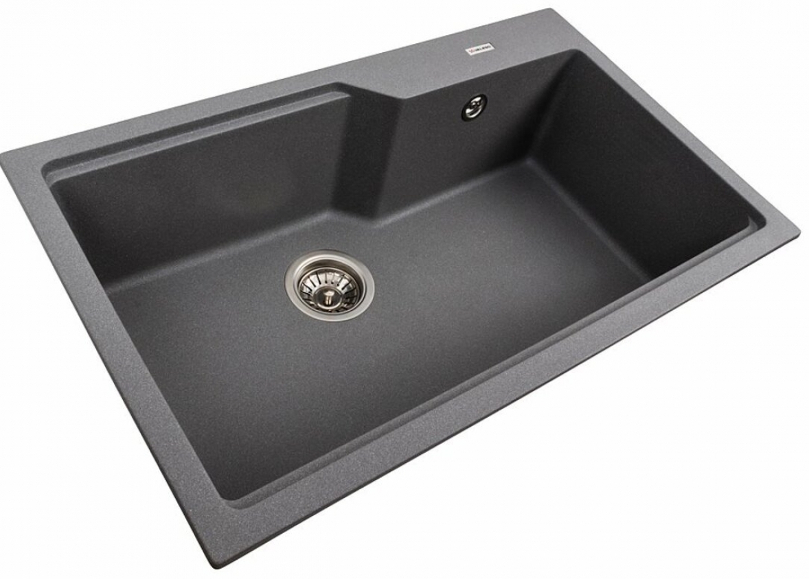 Кухонная мойка Valeso Nika 7545 Серый муссон цена 7120 грн - фотография 2