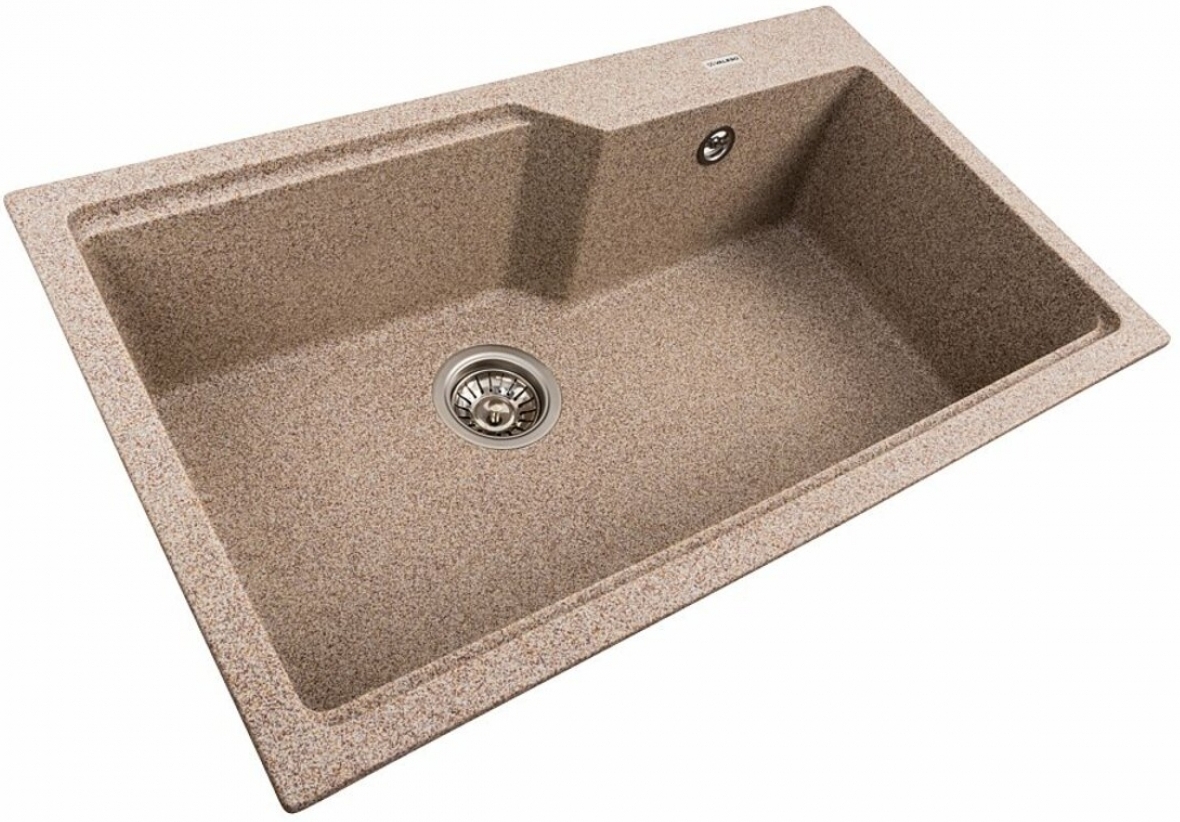 Кухонная мойка Valeso Nika 7545 Карамель цена 7120 грн - фотография 2