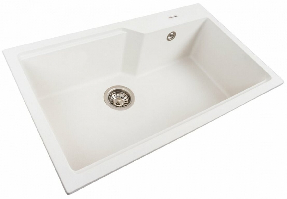 Кухонная мойка Valeso Nika 7545 Белоснежный цена 7120 грн - фотография 2