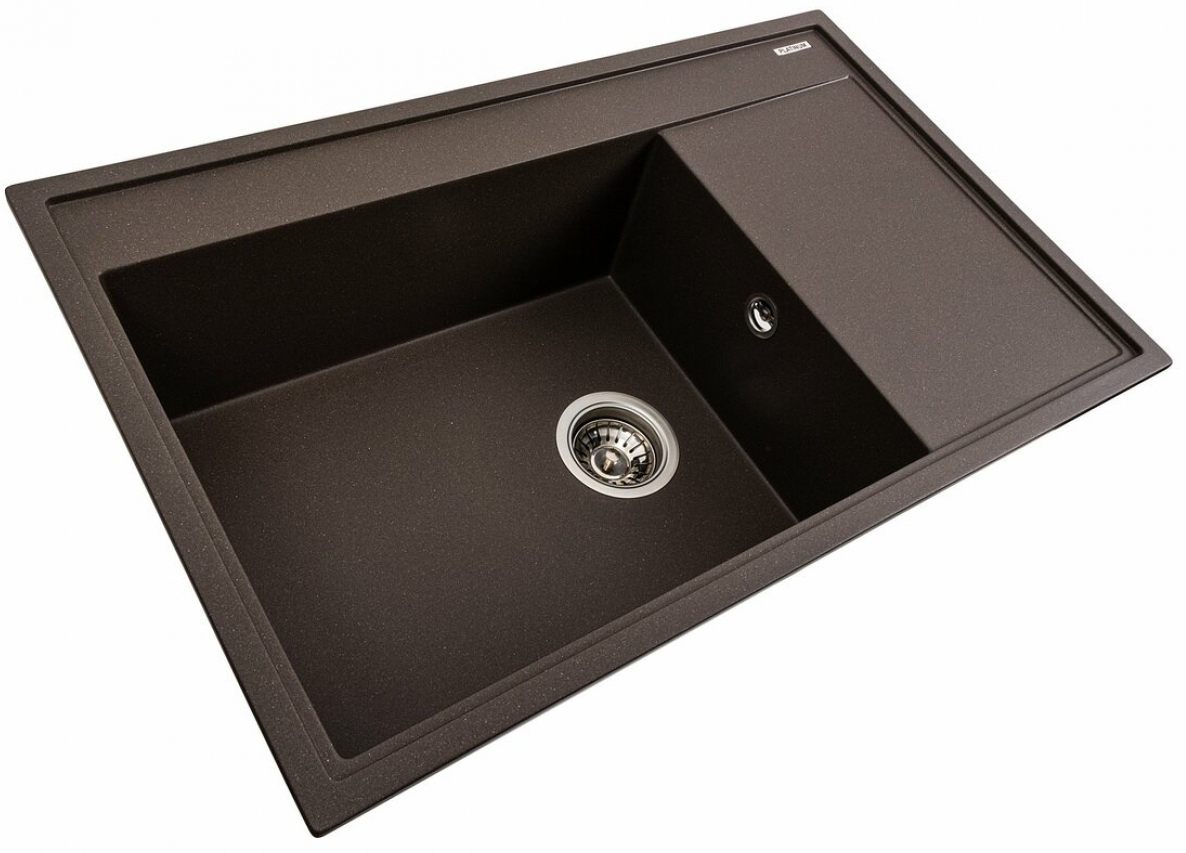 Кухонная мойка Platinum Azurit 7950 Темная скала цена 6571 грн - фотография 2