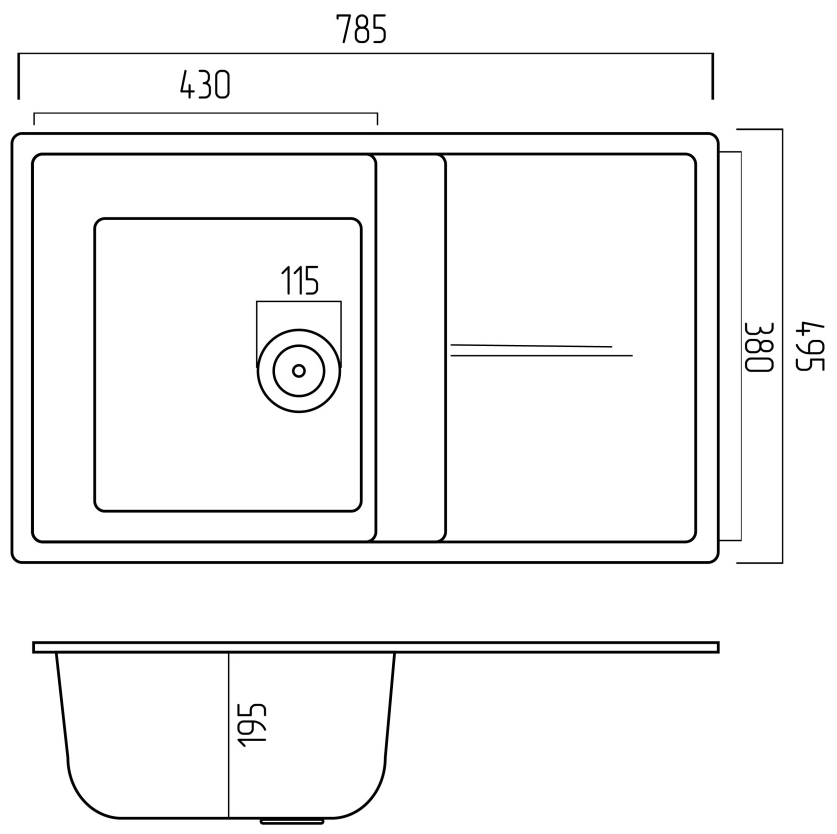Platinum Selena 7950 Дюна Габаритные размеры