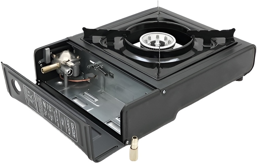 Портативная газовая плита Voltronic BK-155A, Black цена 748 грн - фотография 2