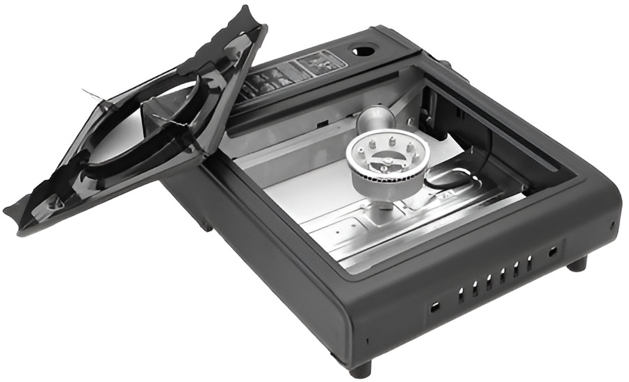 в продаже Портативная газовая плита Voltronic BK-155A, Black - фото 3