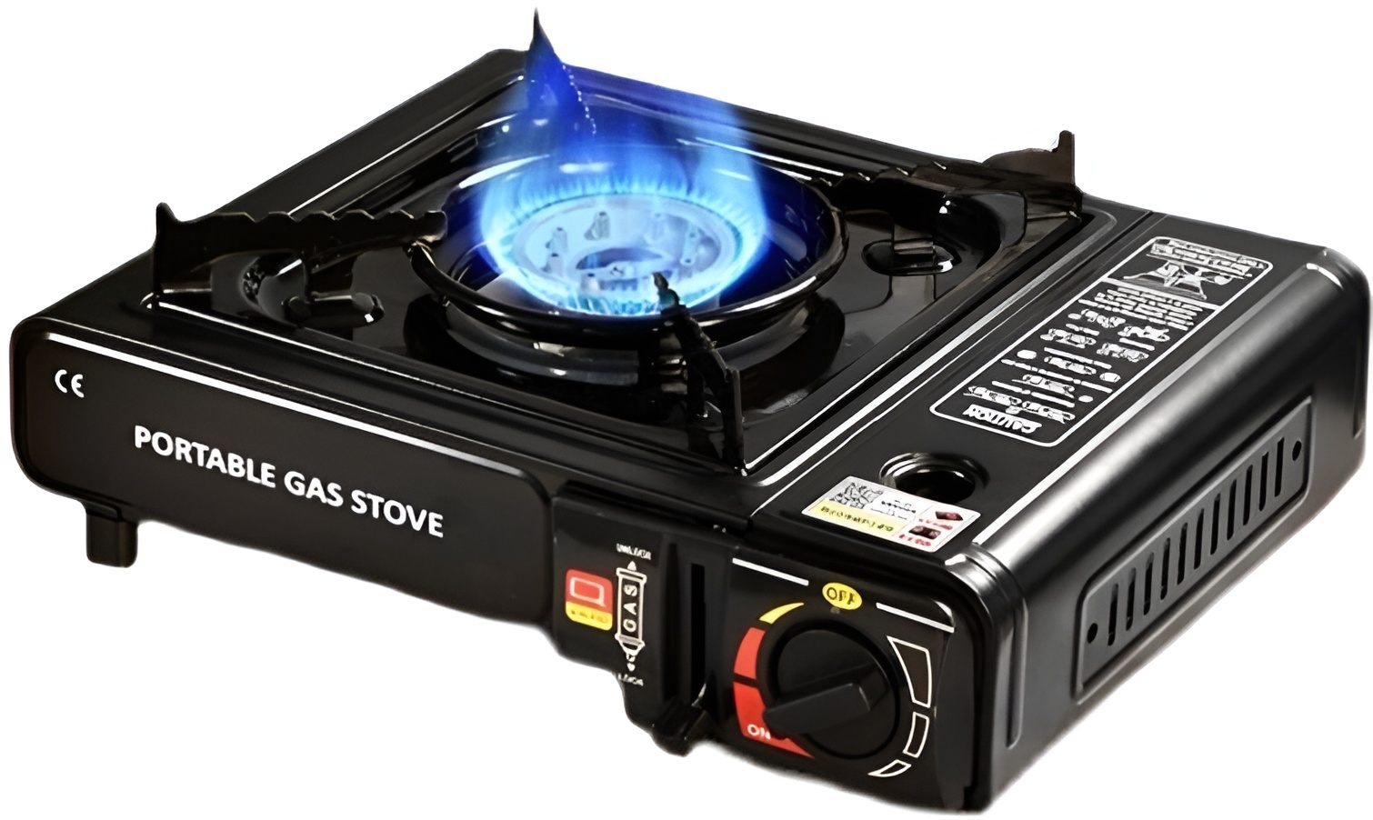 Портативная газовая плита Voltronic BK-155A, Black