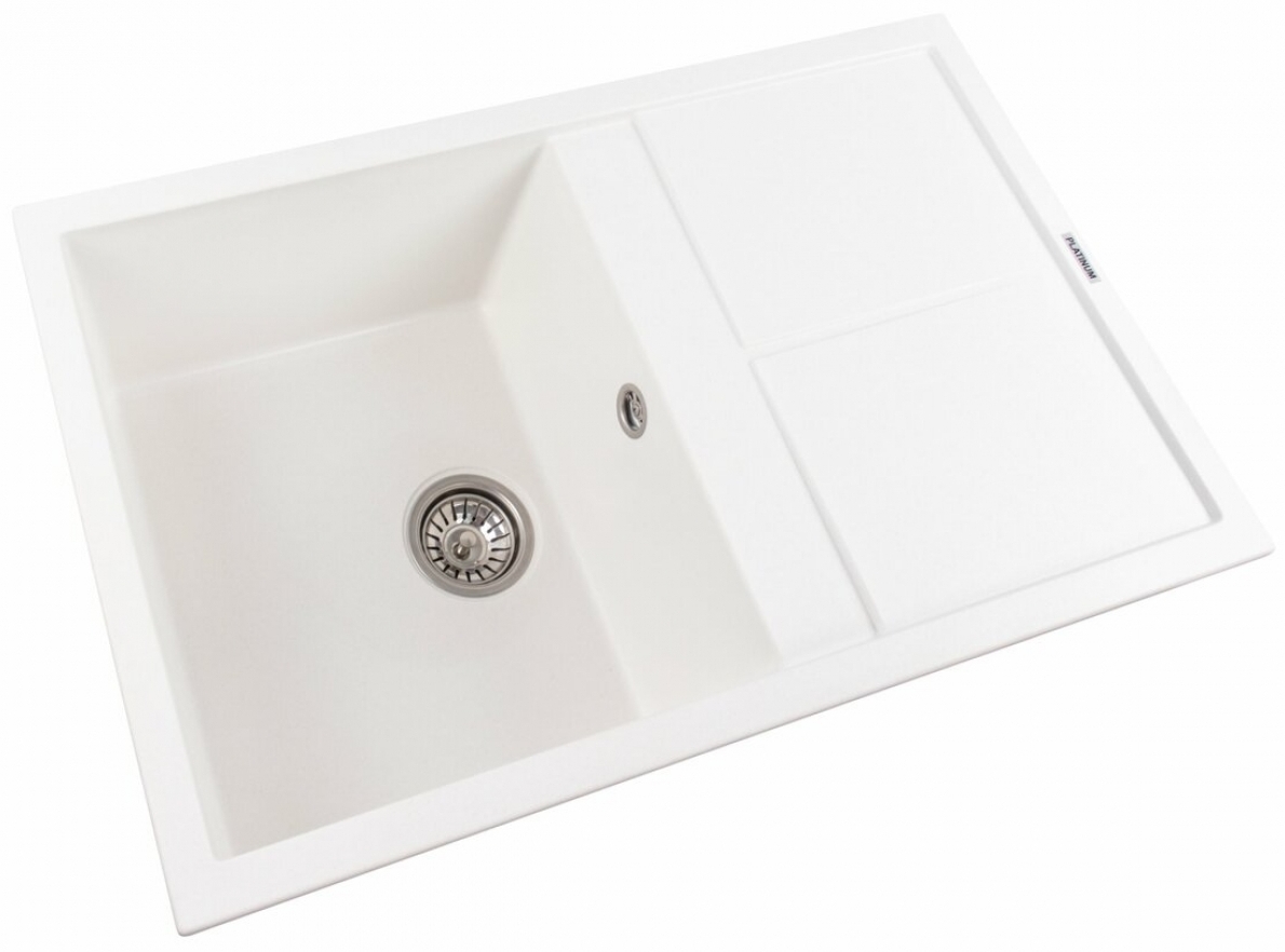 Кухонная мойка Platinum Selena 7950 Белоснежная цена 6571 грн - фотография 2
