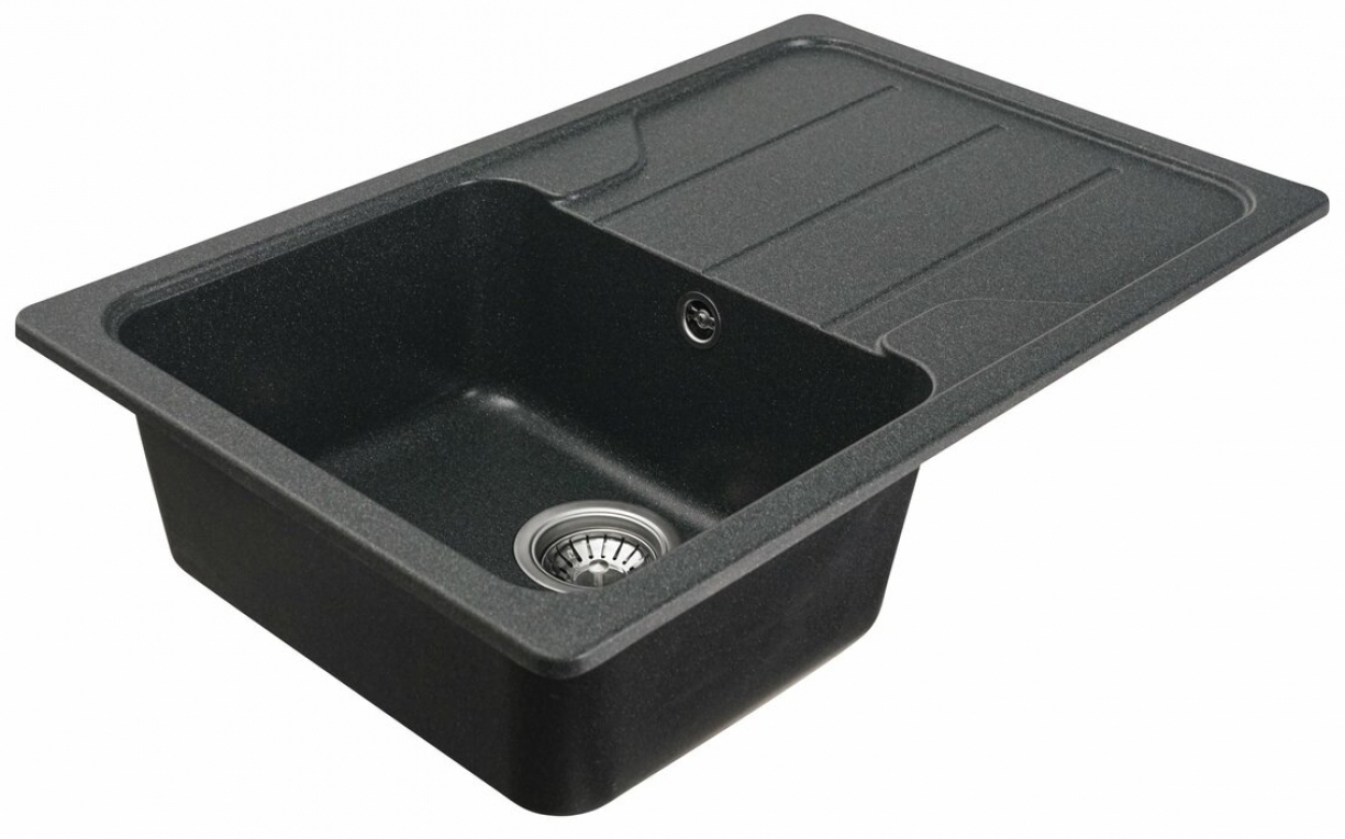 Кухонная мойка Platinum Verona 7850 Антрацит цена 4822 грн - фотография 2