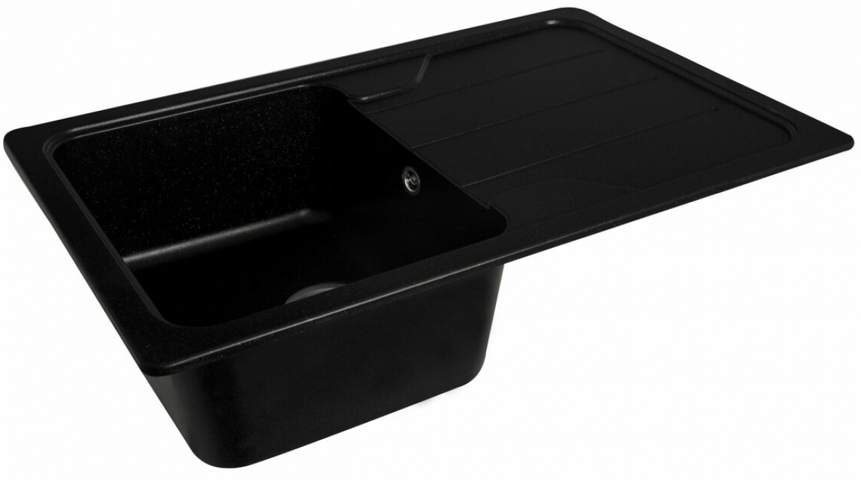 в продаже Кухонная мойка Platinum Verona 7850 Чорний металлик - фото 3