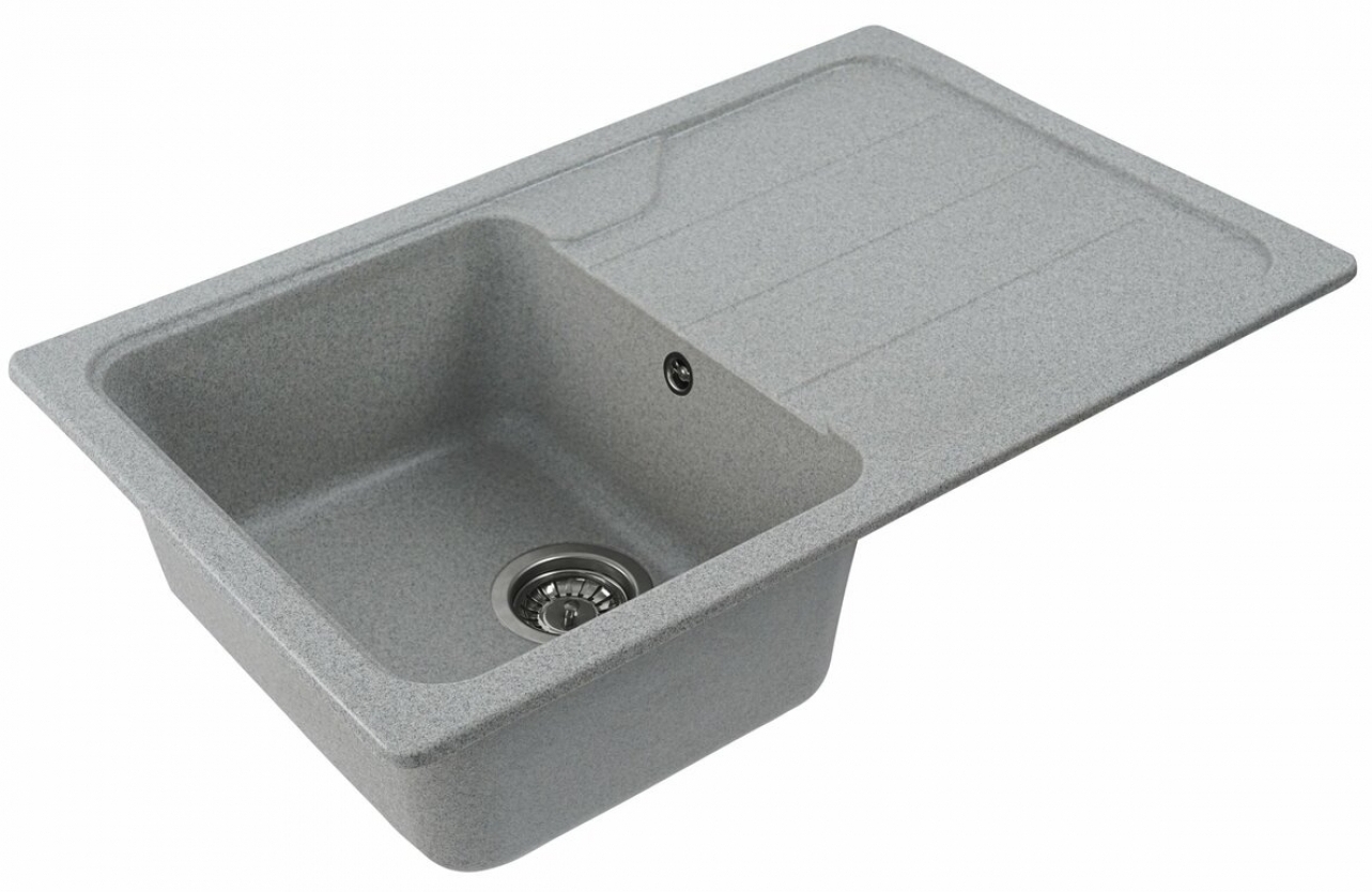 Кухонная мойка Platinum Verona 7850 Серая цена 4822 грн - фотография 2