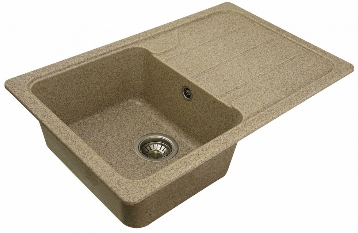 Кухонная мойка Platinum Verona 7850 VERONA Карамель цена 4822 грн - фотография 2