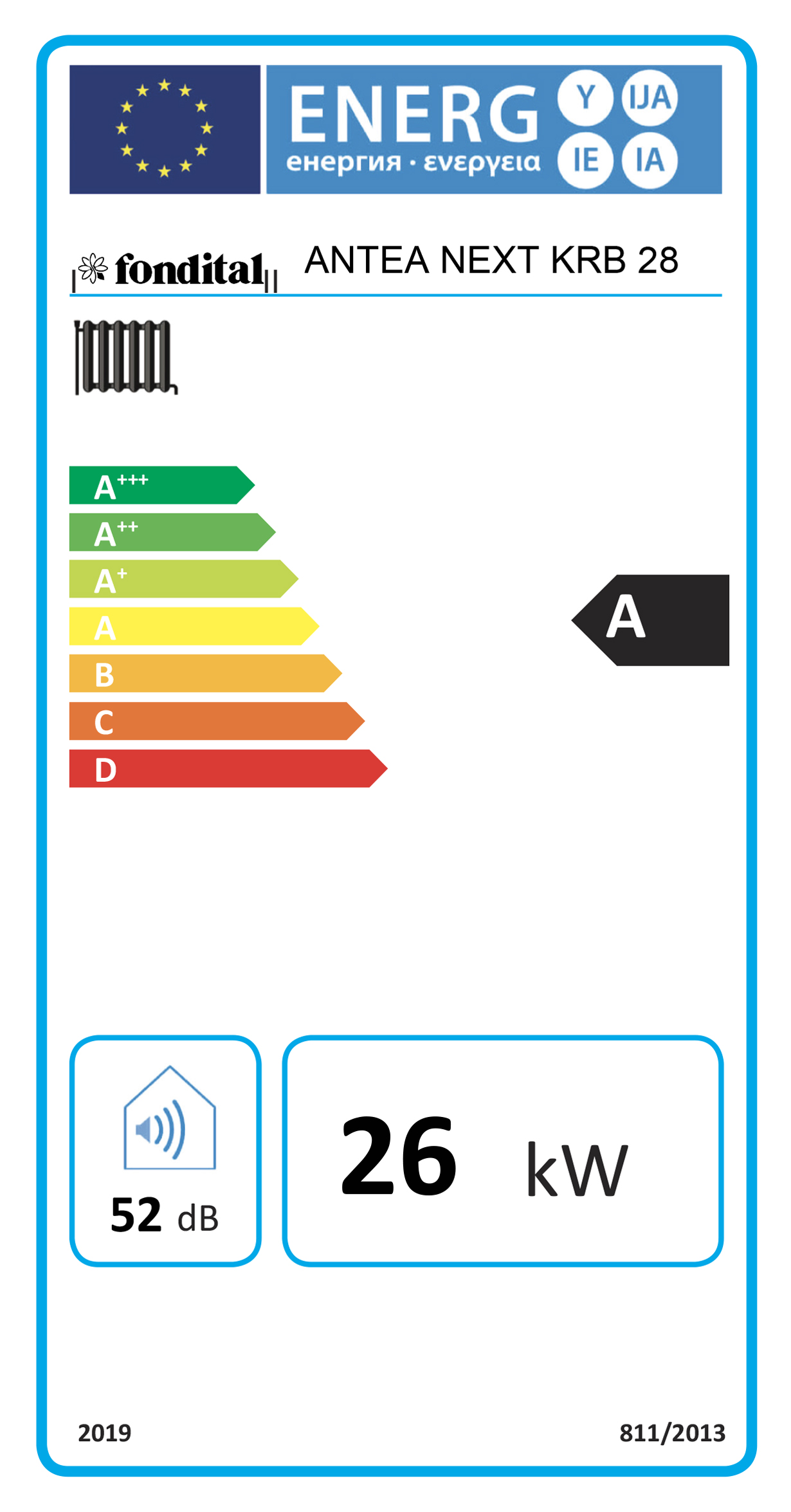 в продаже Газовый котел Fondital Antea Next KRB 28 - фото 3