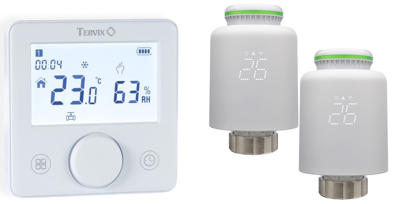 Комплект безпровідний Tervix Pro Line (1+2): Tervix Pro Line ZigBee+RF + Tervix ProLine RF - 2 шт. (119733)