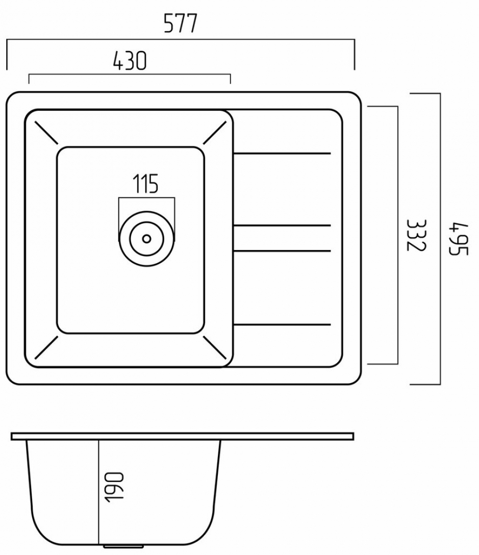 Platinum Aria 5851 Сафари Габаритные размеры