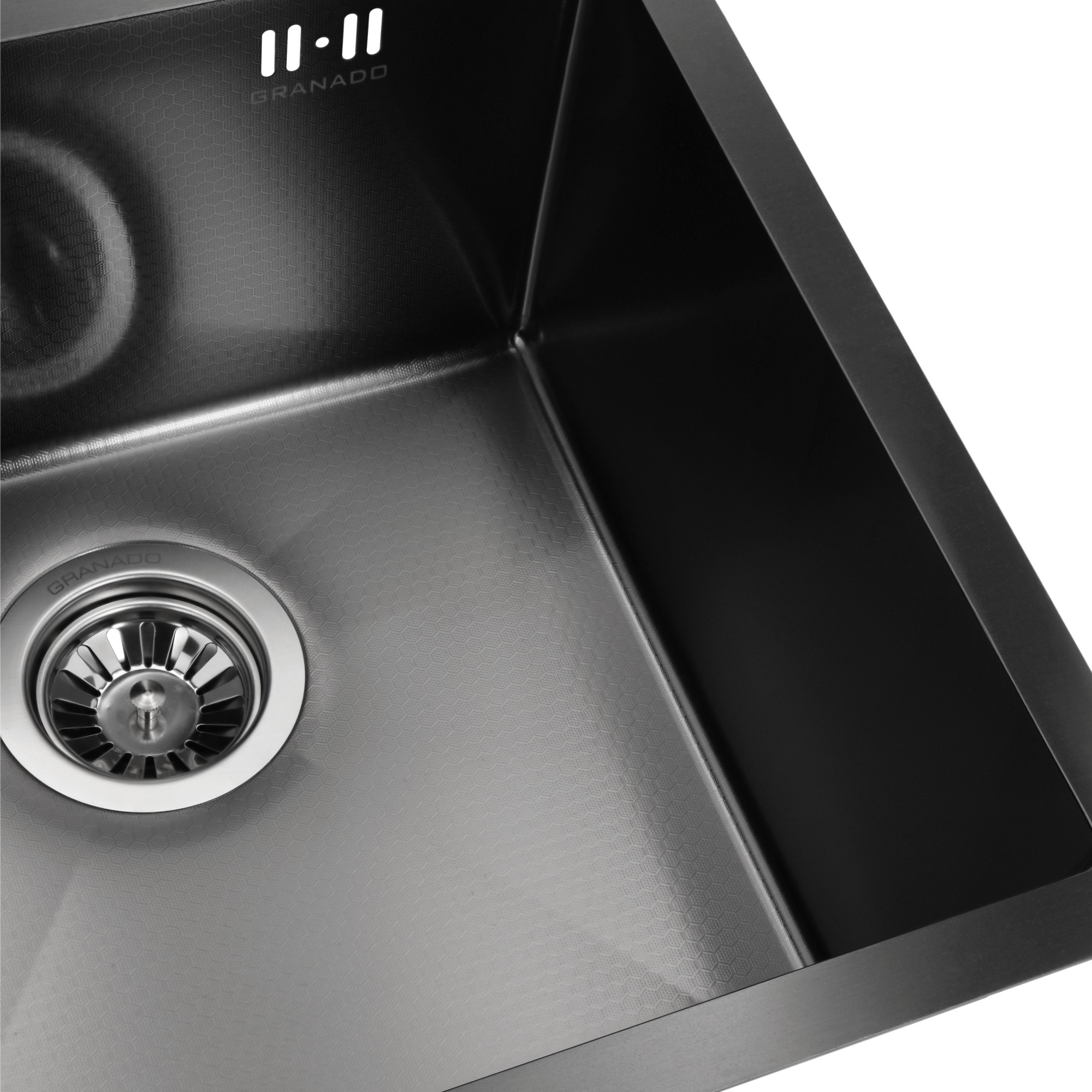Кухонна мийка Granado Under top Steel S201 black honeycomb відгуки - зображення 5