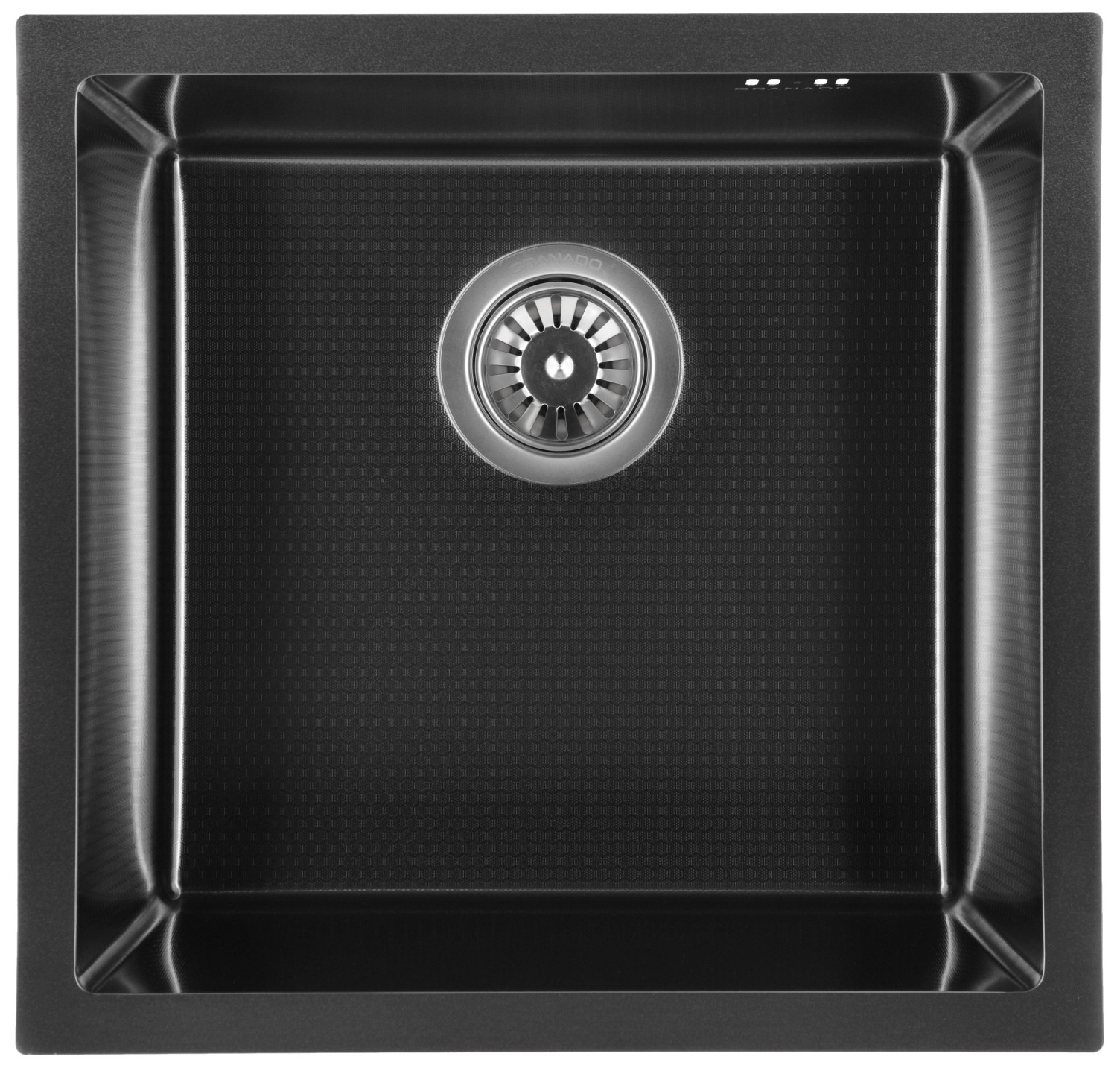 Кухонна мийка Granado Under top Steel S201 black honeycomb