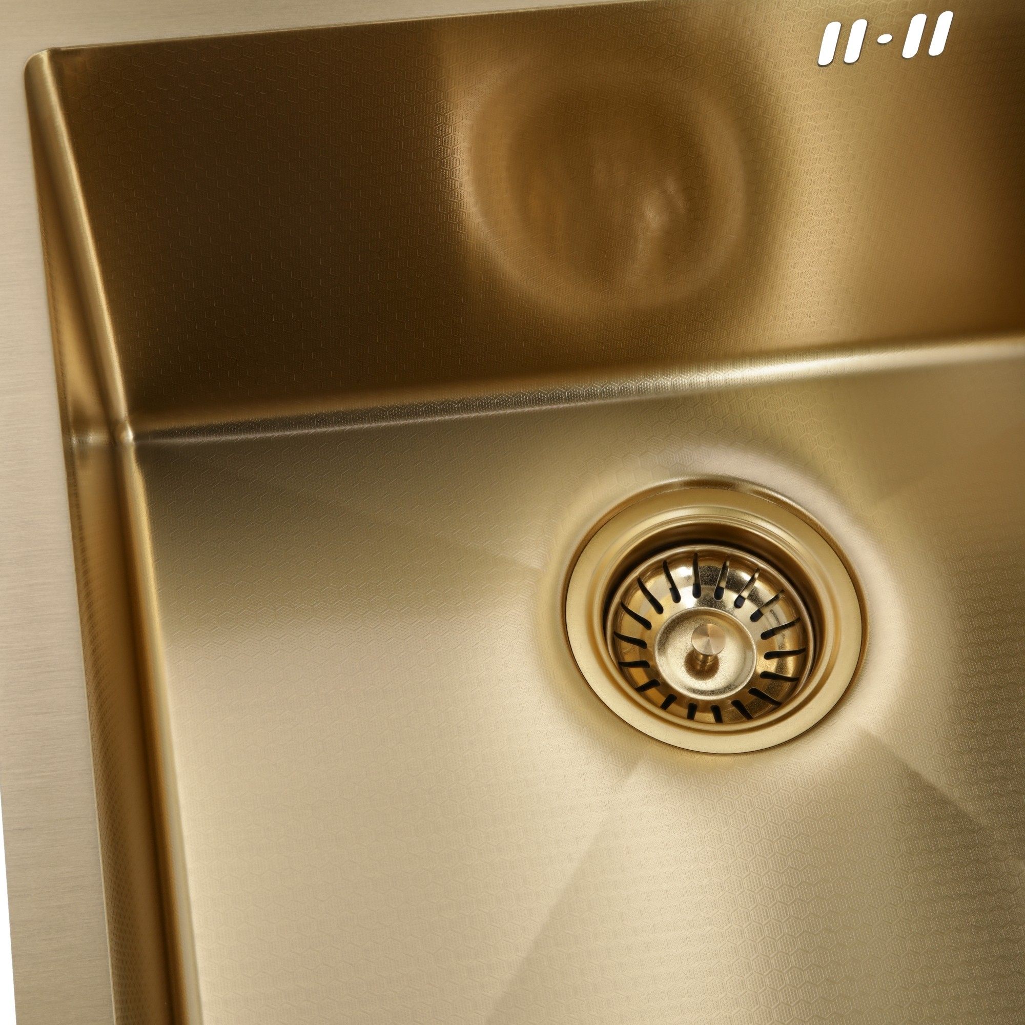 Кухонная мойка Granado Galera S201 gold honeycomb цена 4590 грн - фотография 2