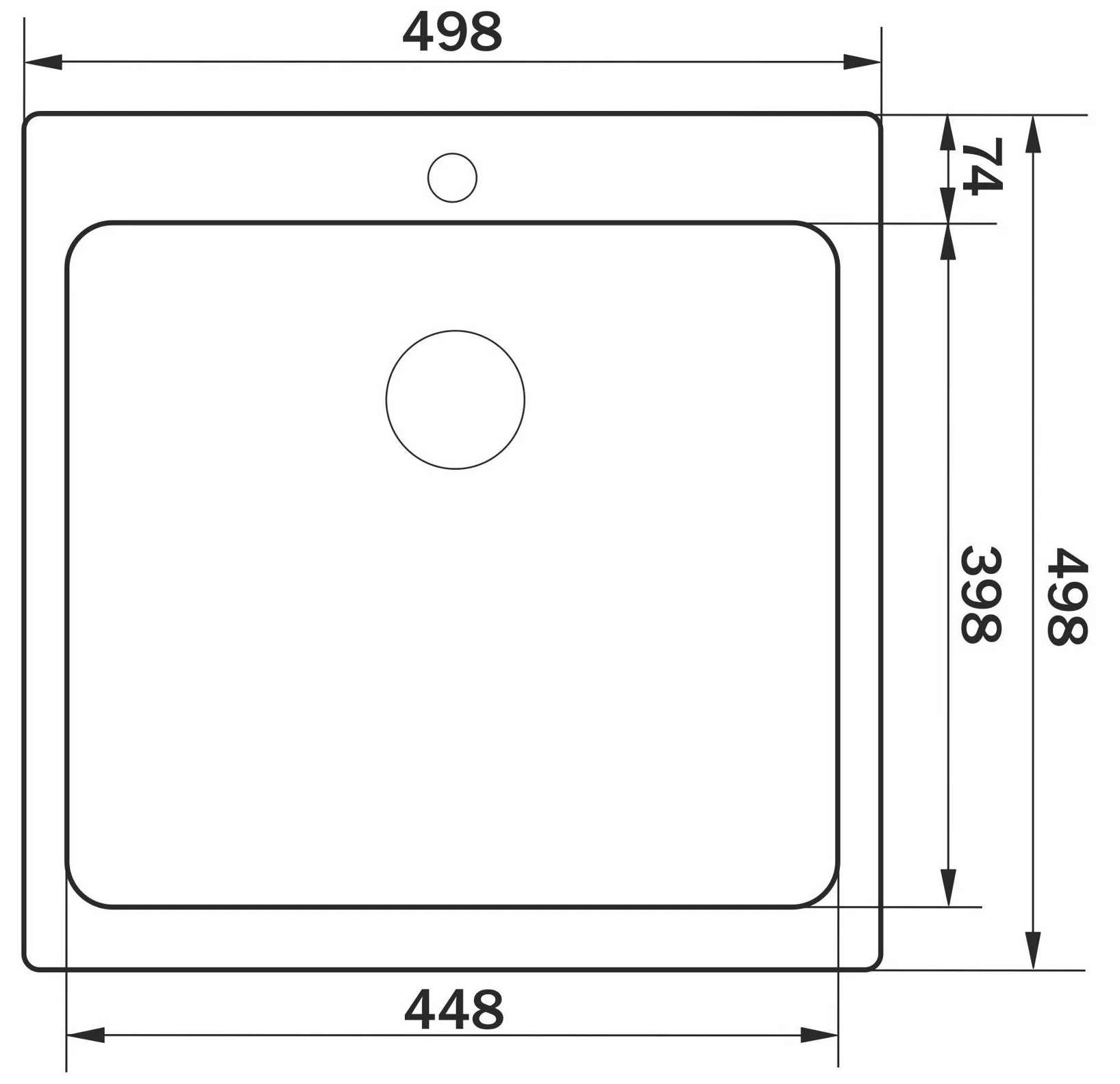 Granado Galera S201 gold honeycomb Габаритные размеры