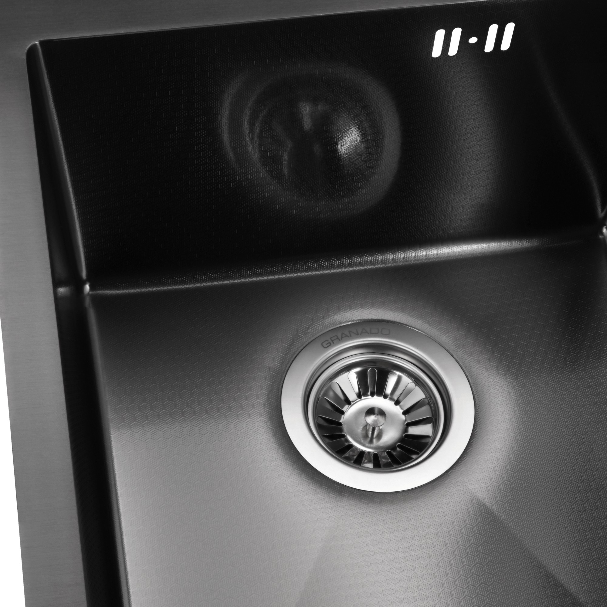 в продаже Кухонная мойка Granado Pravia S201 black honeycomb - фото 3