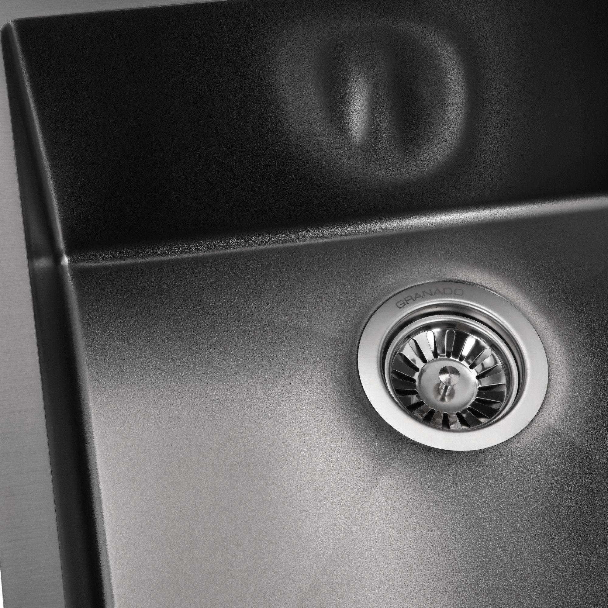 Кухонная мойка Granado Under top Max Steel S201 black textures отзывы - изображения 5