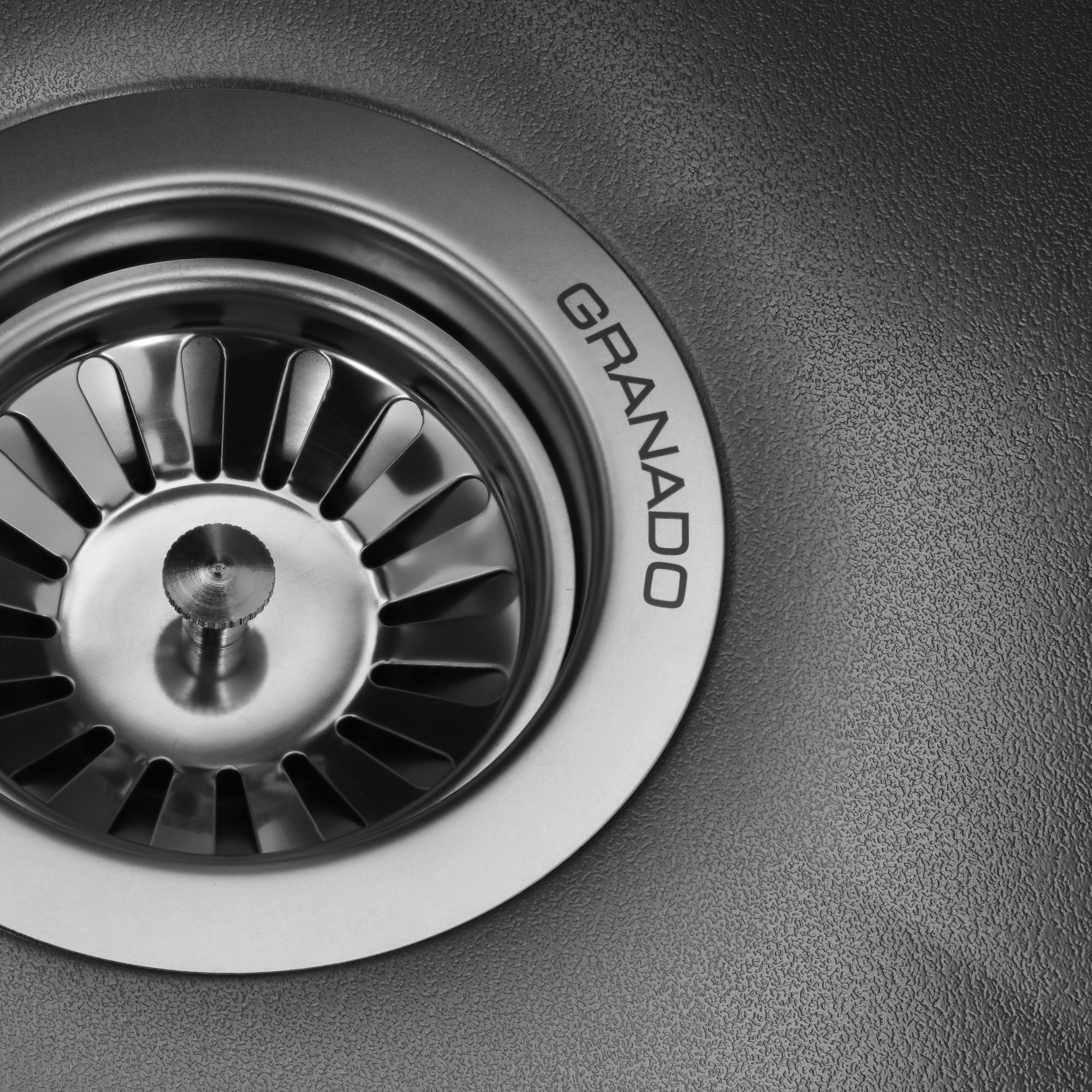 Кухонная мойка Granado Under top Max Steel S201 black textures цена 5590 грн - фотография 2