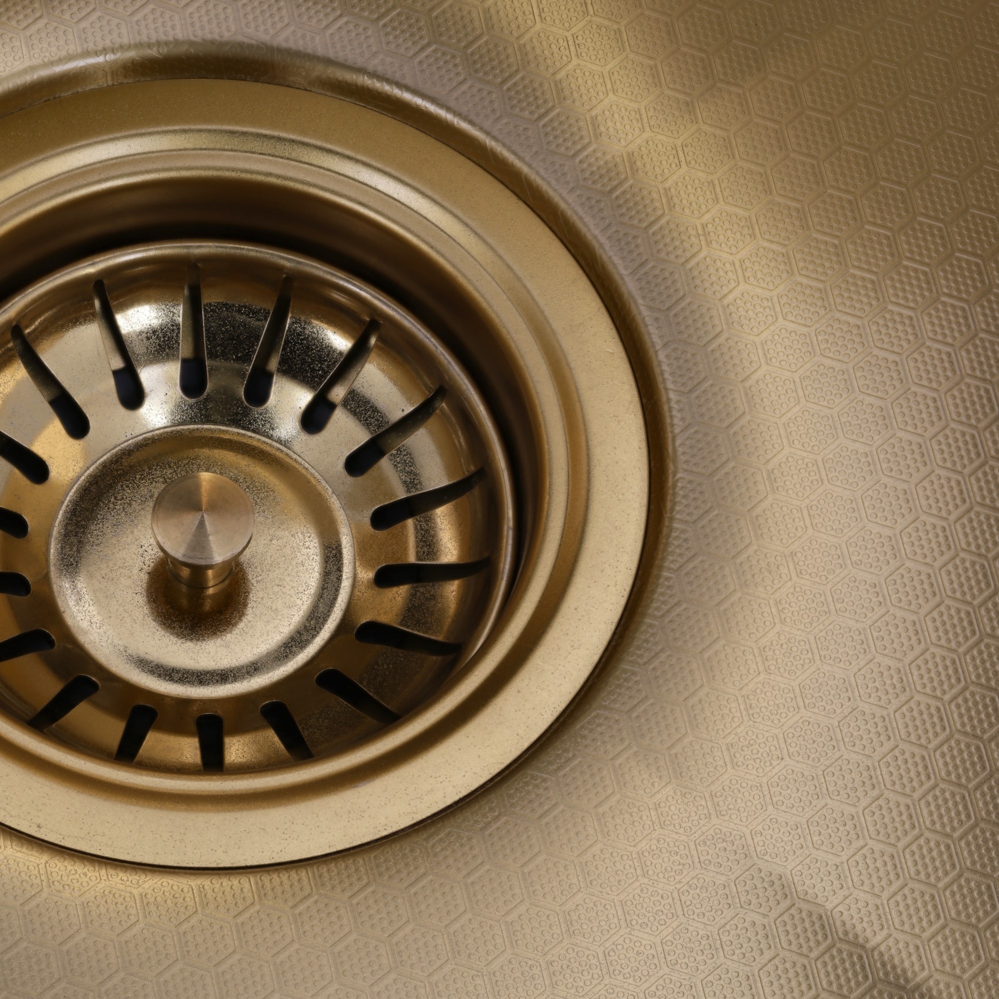 Кухонная мойка Granado Under top Max Steel S201 gold honeycomb цена 3990 грн - фотография 2