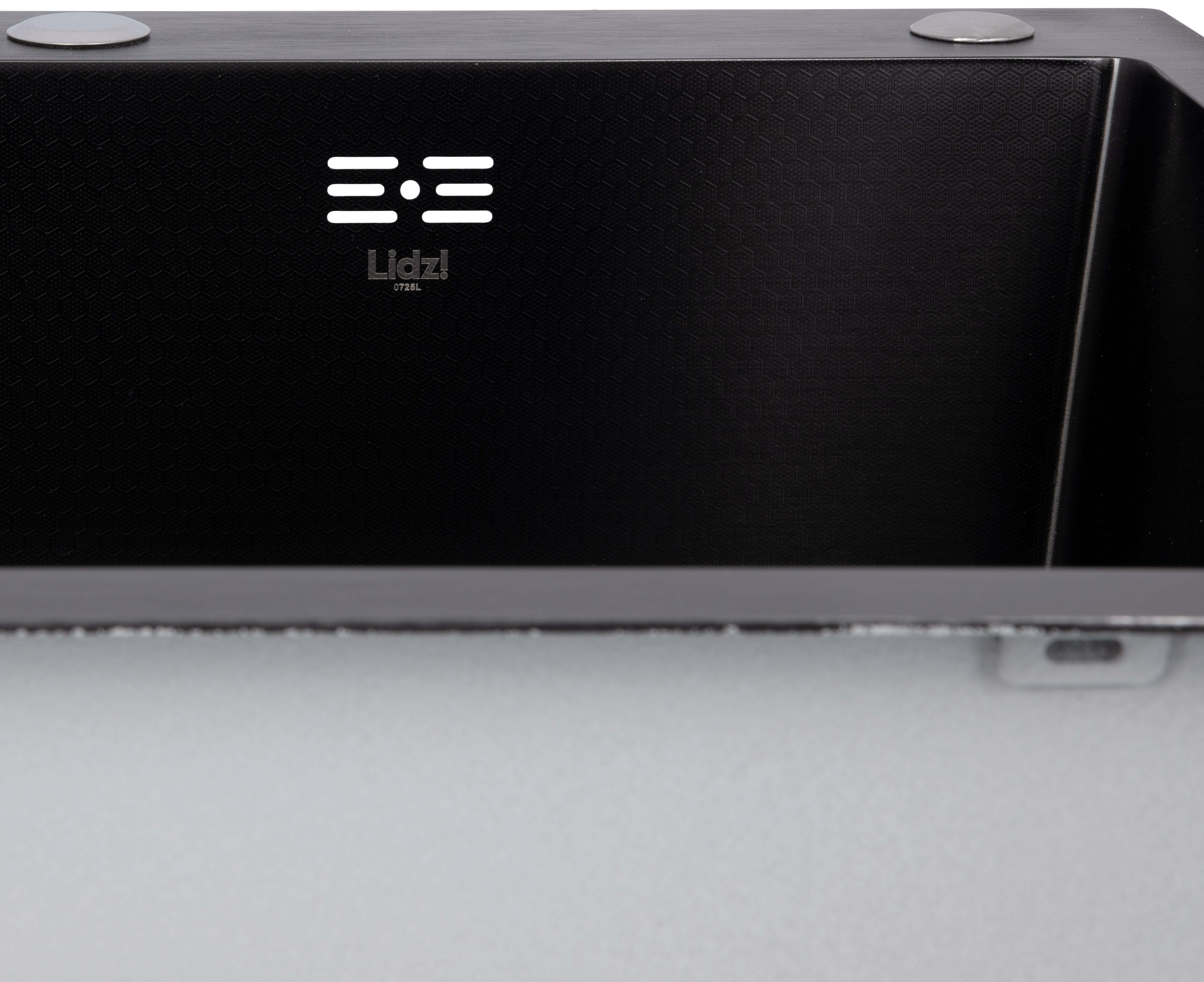 Кухонная мойка Lidz Handmade H6050HB Decor Black PVD Honeycomb (LDH6050BDECPVD48371) отзывы - изображения 5