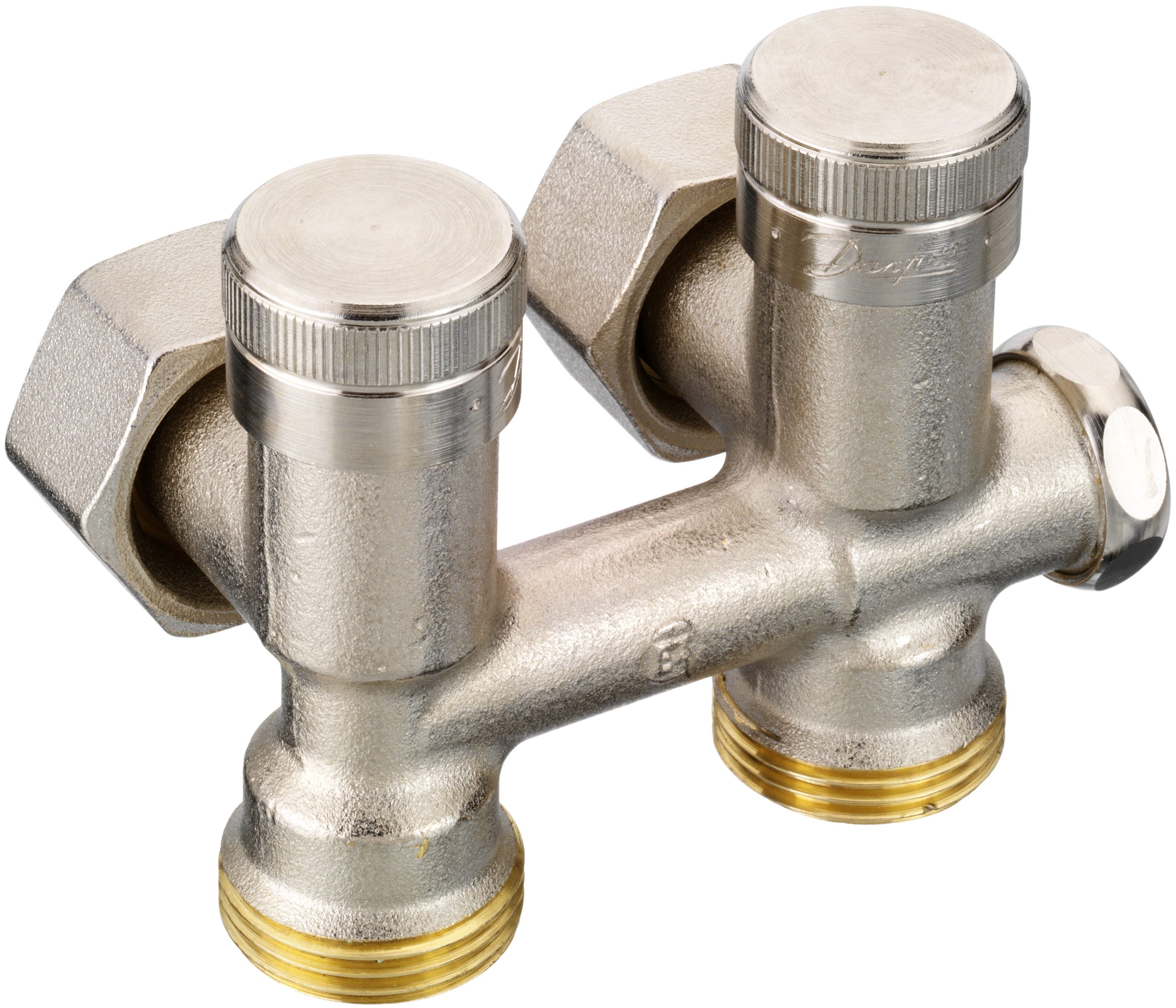 Узел нижнего подключения Danfoss RLV-K, 1/2"x3/4", угловой (003L0282) цена 1872 грн - фотография 2