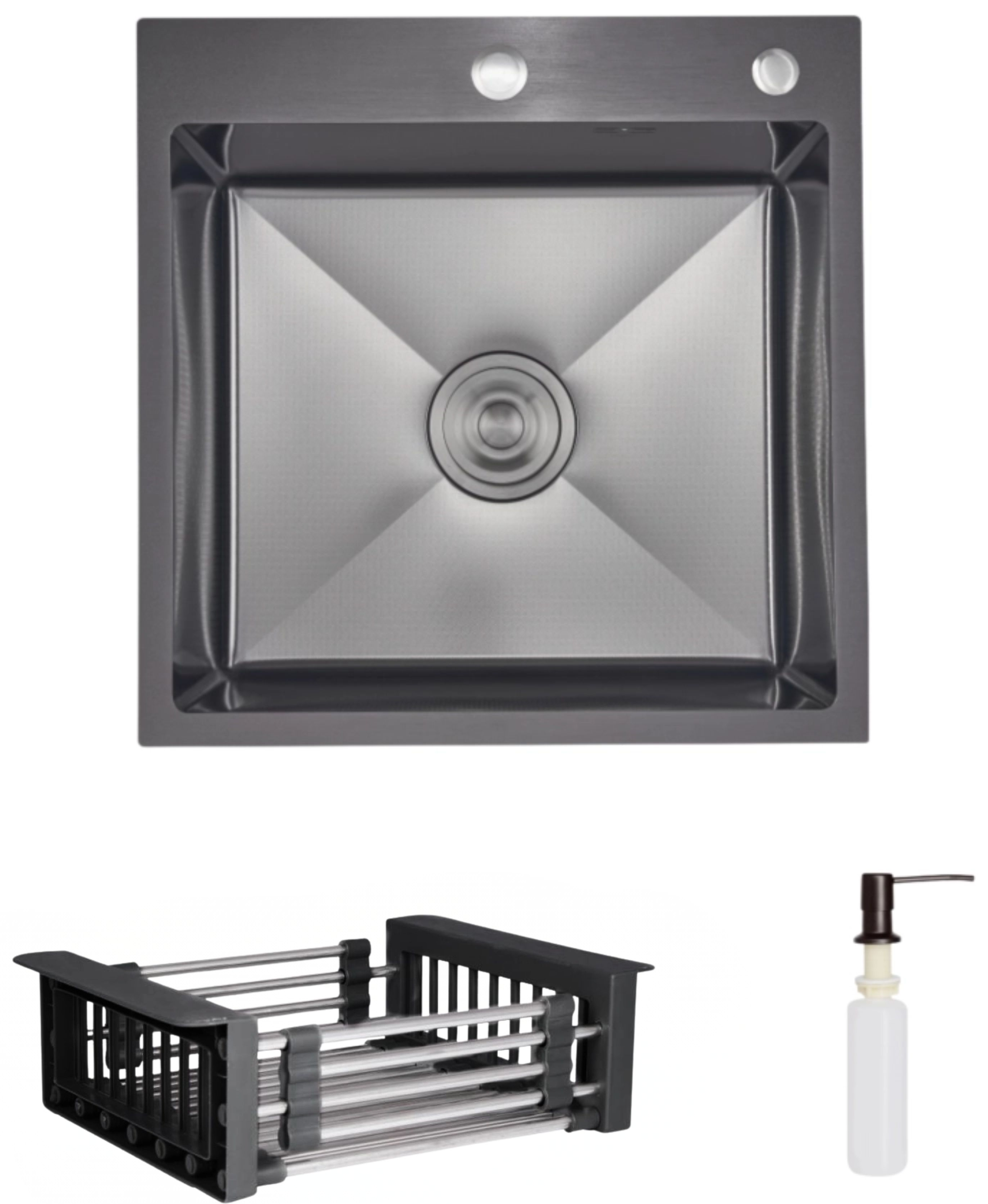 Lidz Handmade H5050HB Decor Black PVD Honeycomb + Lidz LIDZK01B (LDH5050BDECPVD4836949127)