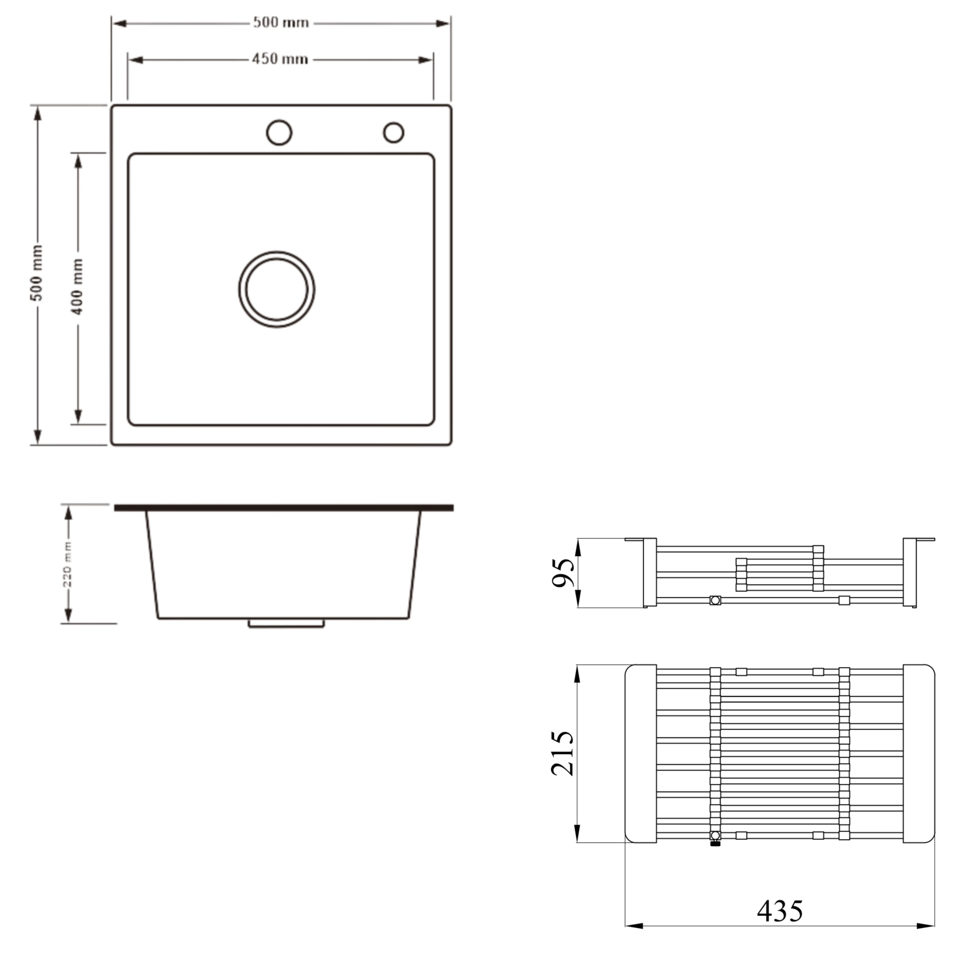Lidz Handmade H5050H Decor Honeycomb + Lidz K01G (LDH5050DEC4836549126) Габаритные размеры