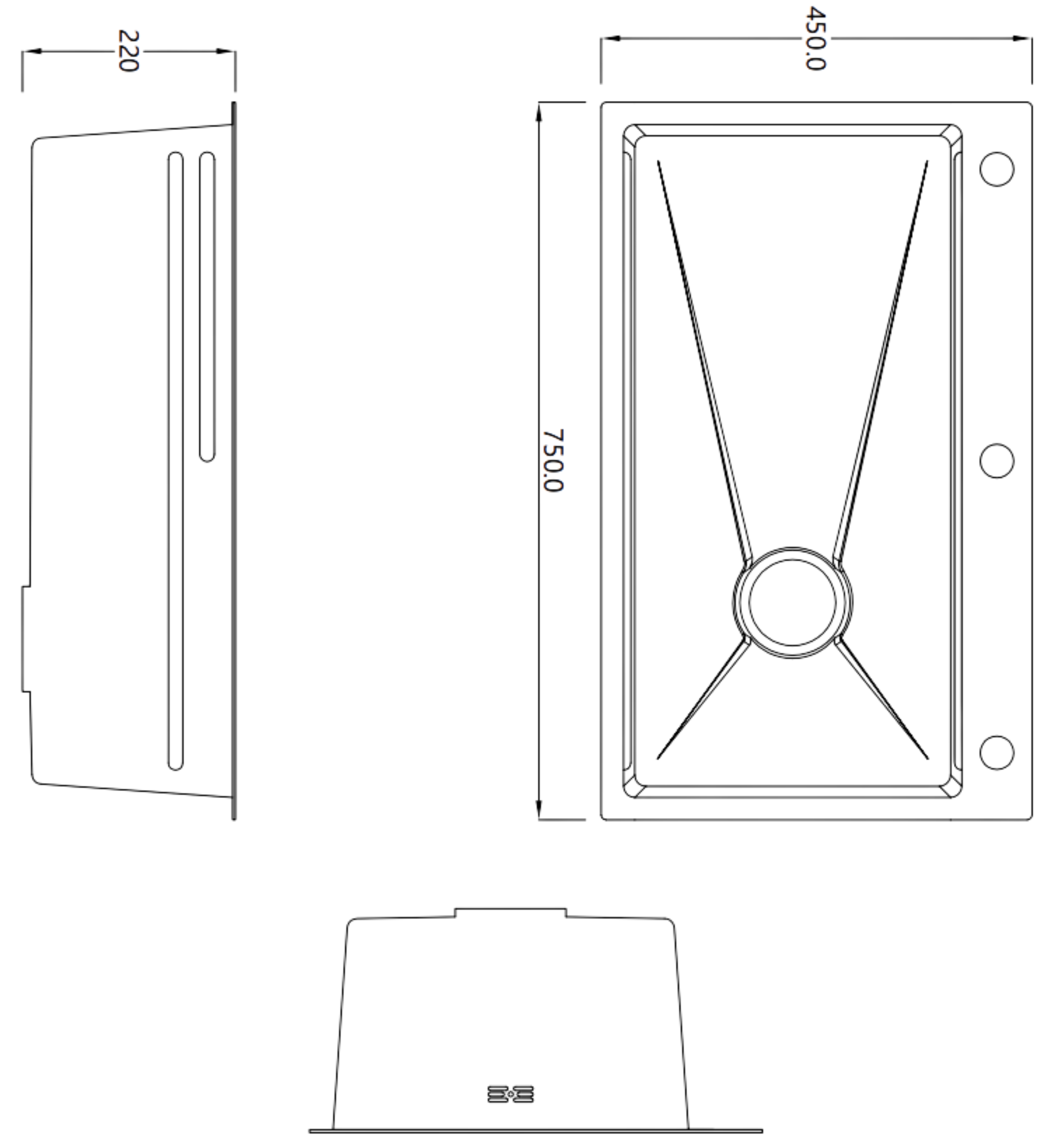 Lidz Handmade H7545 Decor Honeycomb 3,0/1,0 мм LDH7545DEC48372 Габаритные размеры