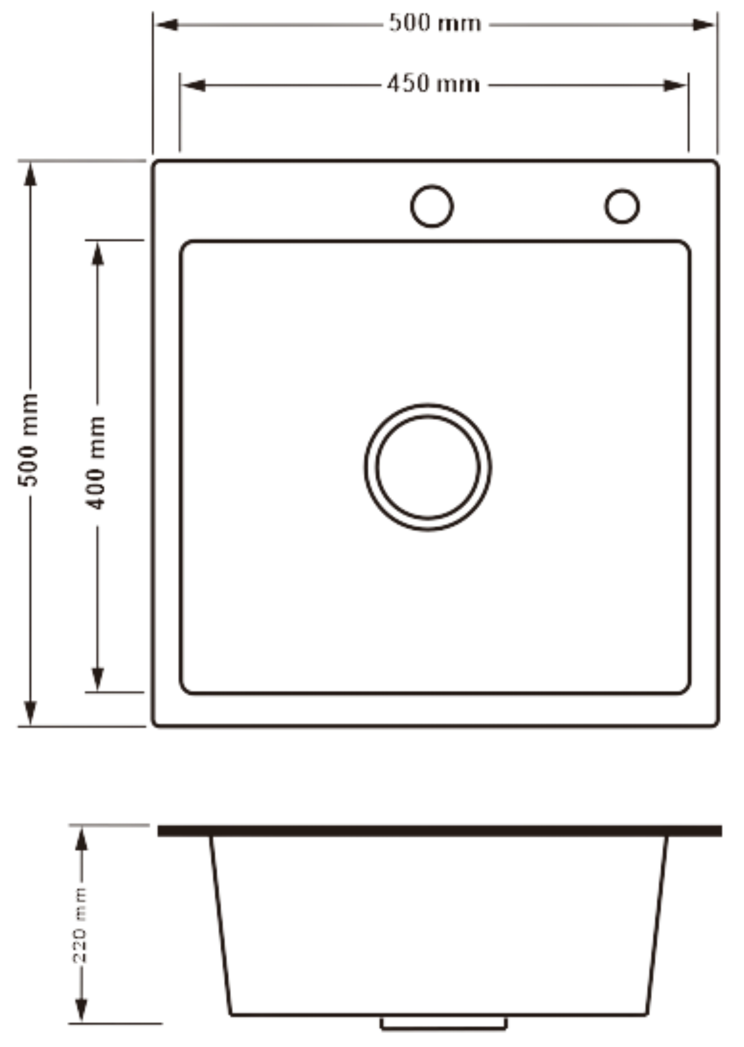 Lidz Handmade H5050HB Decor Black PVD Honeycomb 2,5/0,5 мм (LDH5050BDECPVD48369) Габаритные размеры
