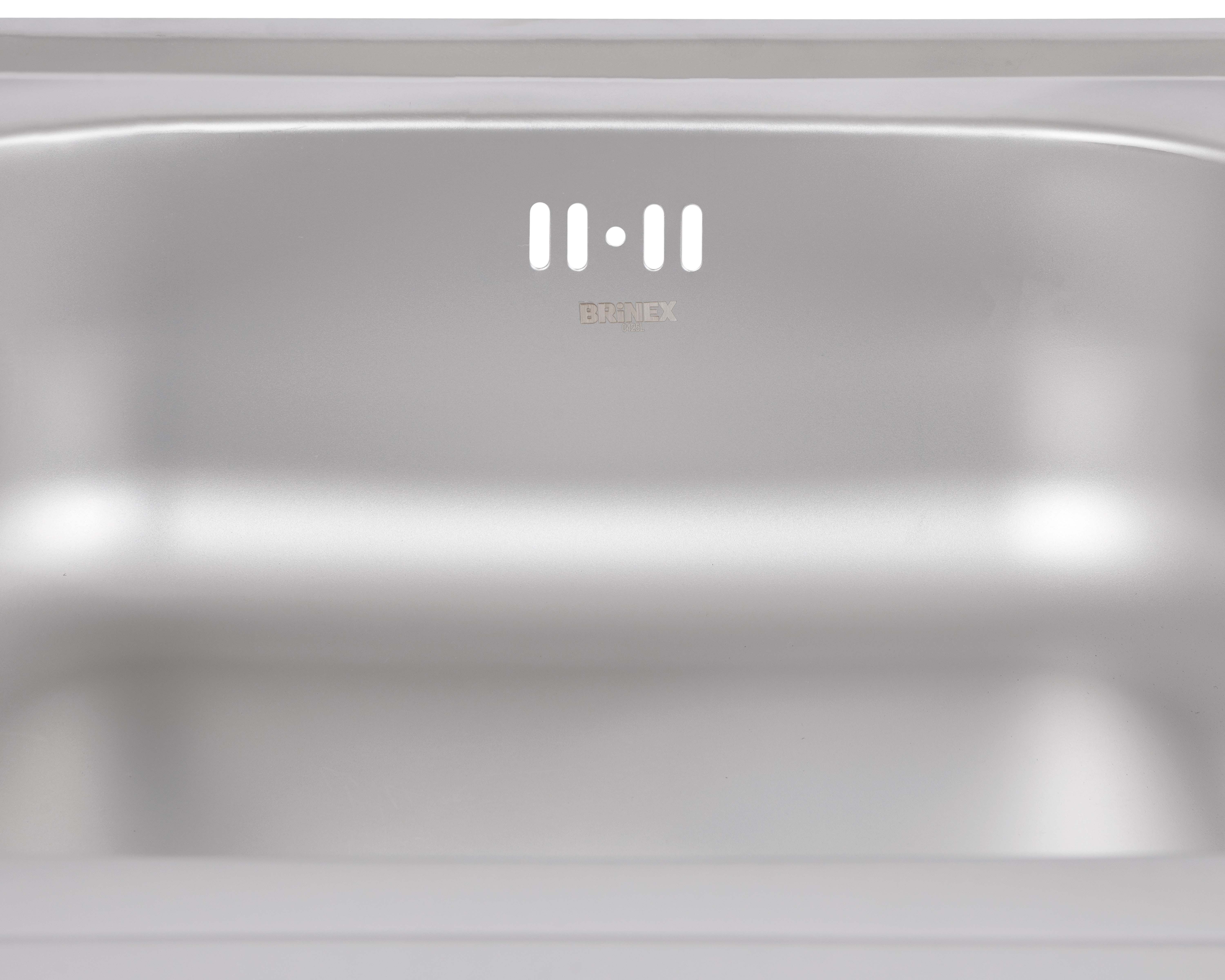 Кухонна мийка Brinex 5080-L 0,8 мм Satin (BRIN5080LSAT06) інструкція - зображення 6