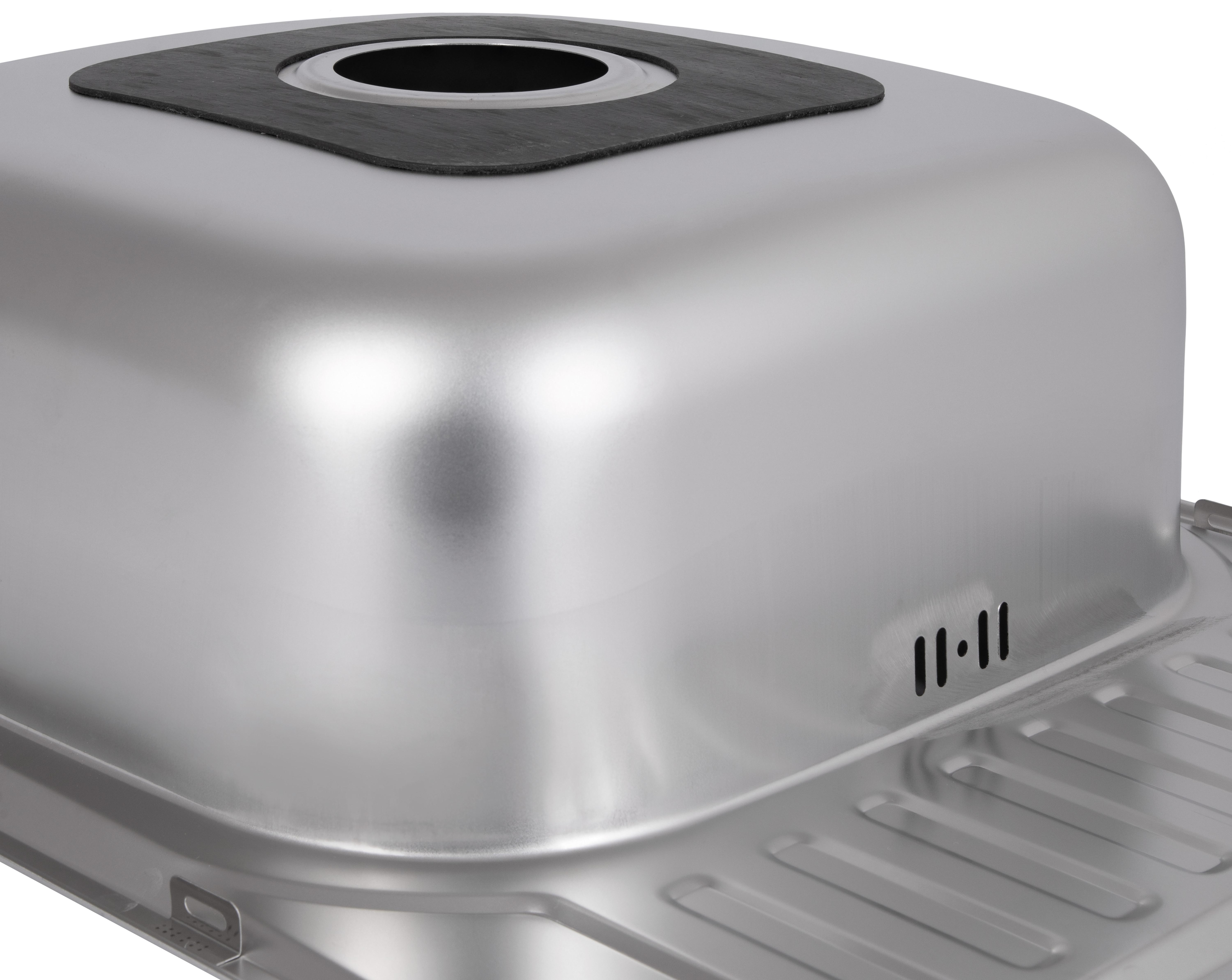 Кухонная мойка Brinex 5848 0,8 мм Satin (BRIN5848SAT08) отзывы - изображения 5