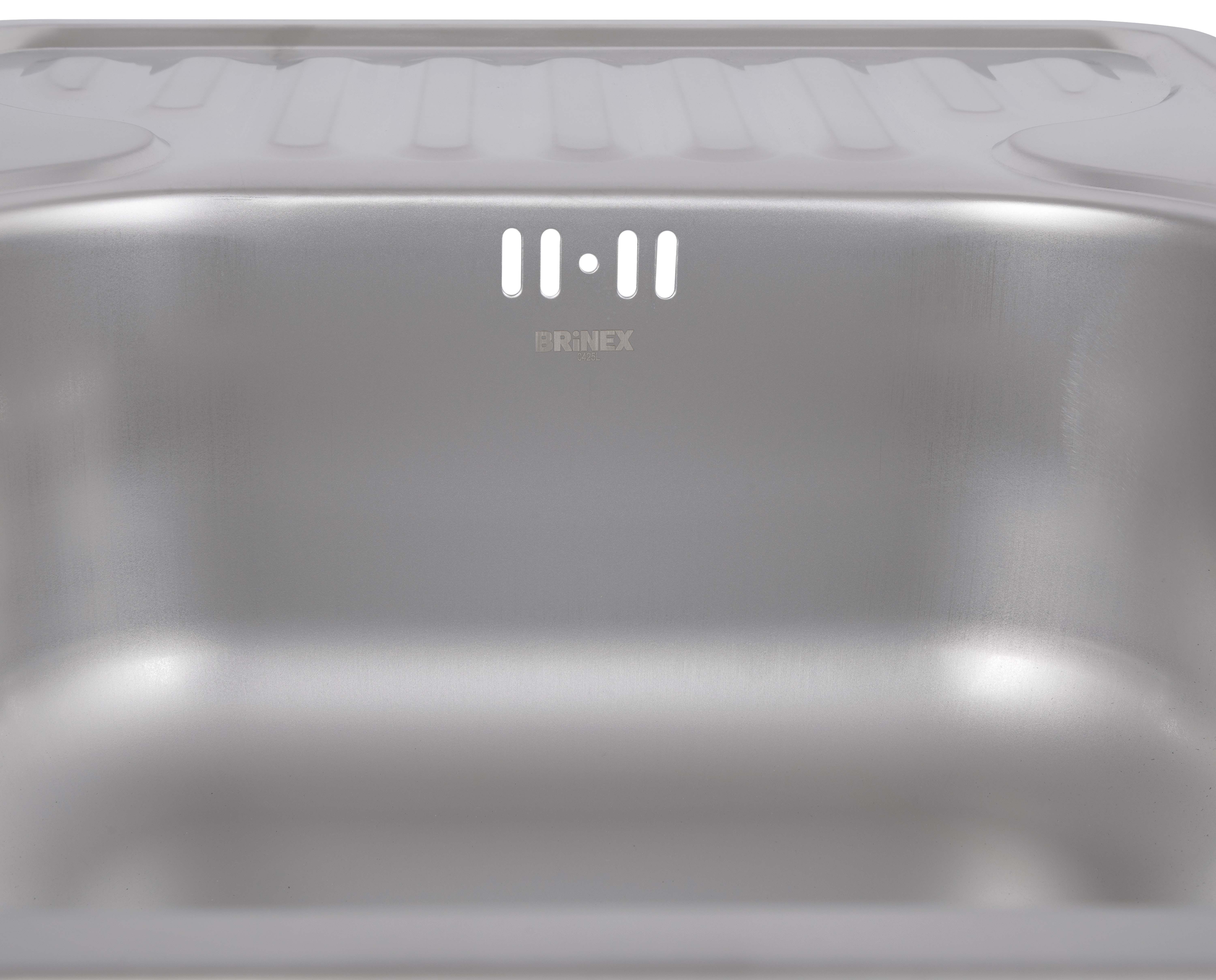 Кухонная мойка Brinex 6642 0,8 мм Satin (BRIN6642SAT08) инструкция - изображение 6