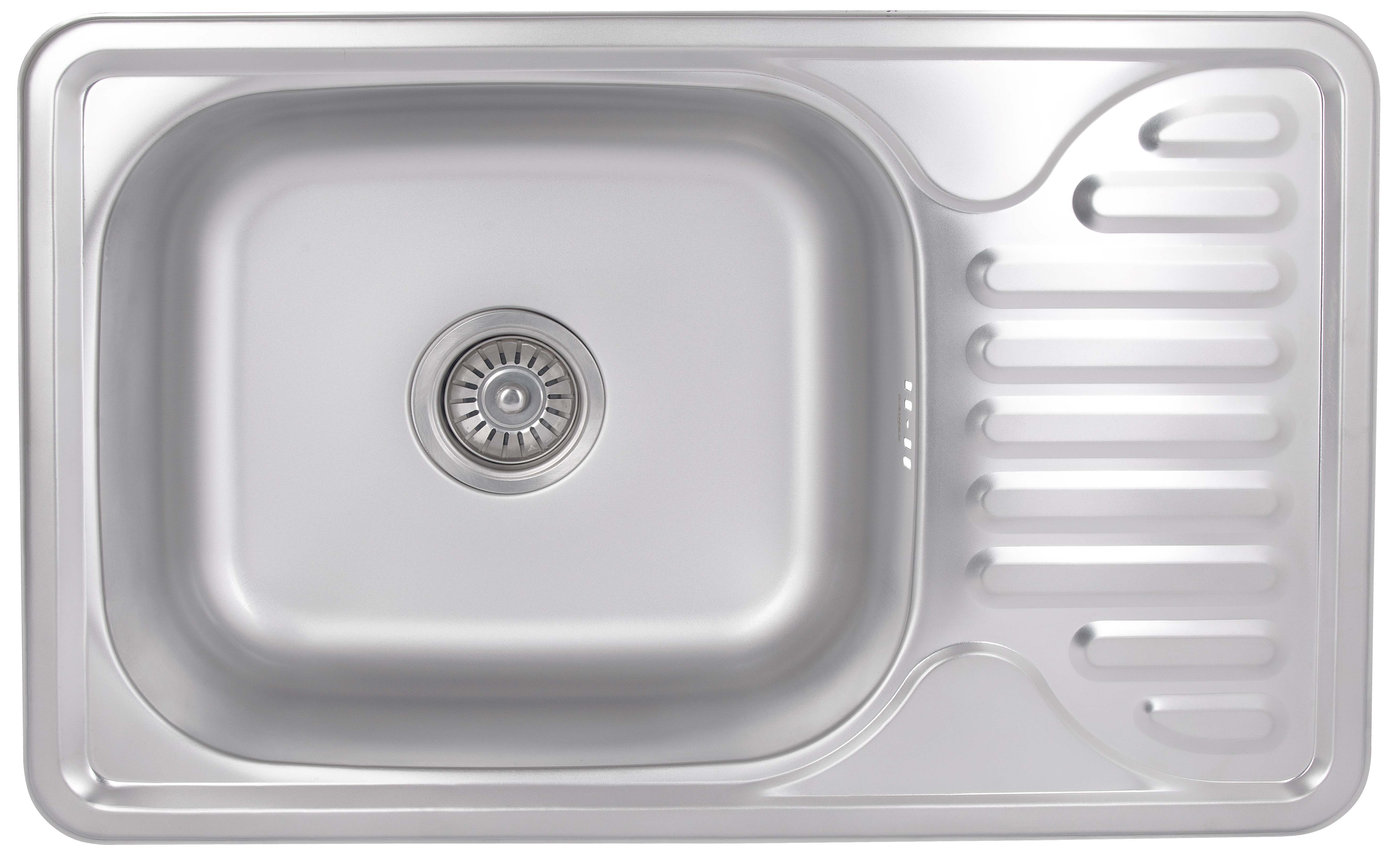 Кухонна мийка Brinex 6642 0,8 мм Satin (BRIN6642SAT08)