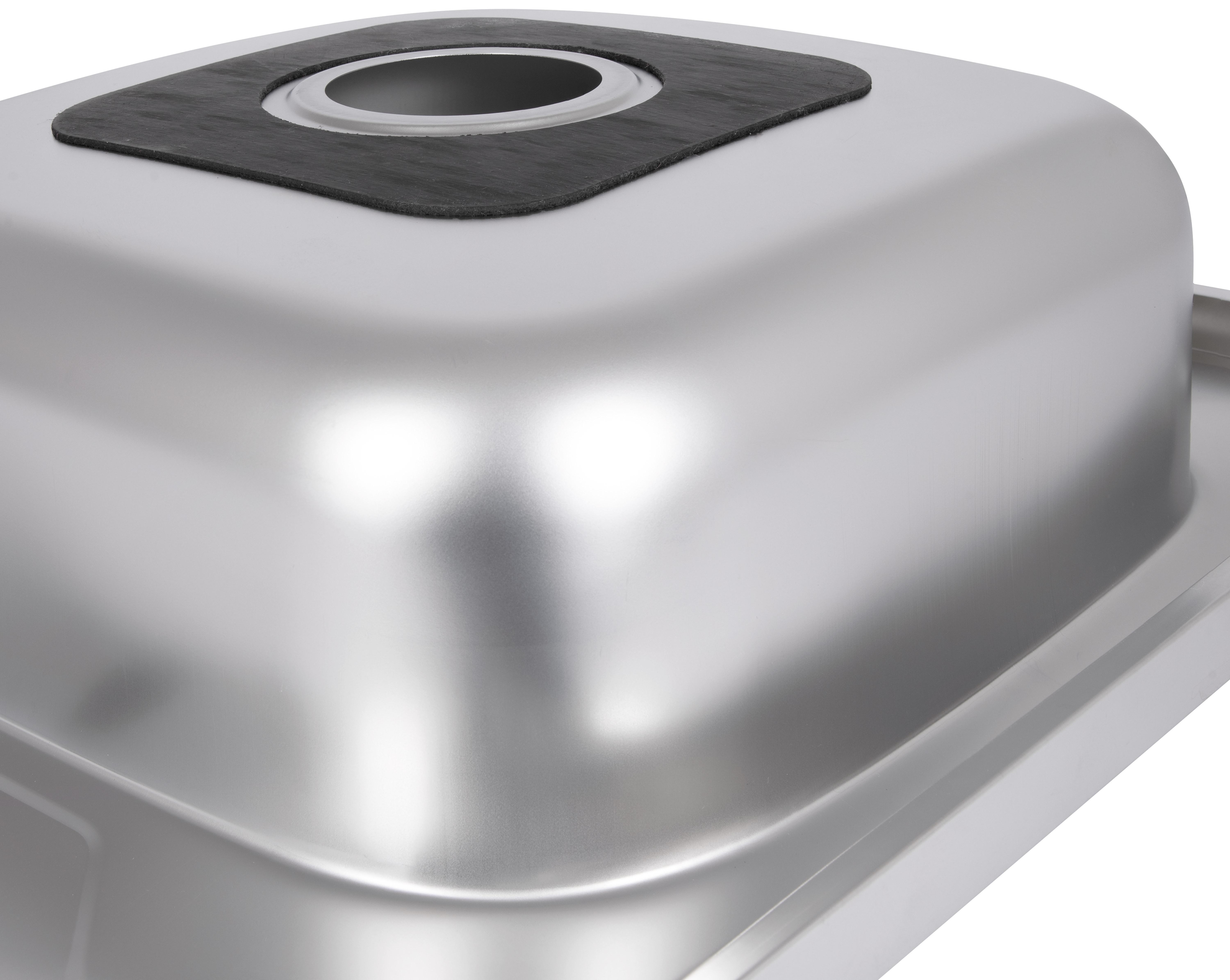 Кухонная мойка Brinex 6060-R 0,6 мм Satin (BRIN6060RSAT06) отзывы - изображения 5