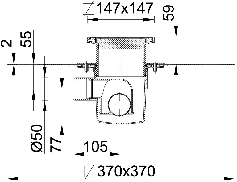 Styron STY-501-2 Габаритные размеры