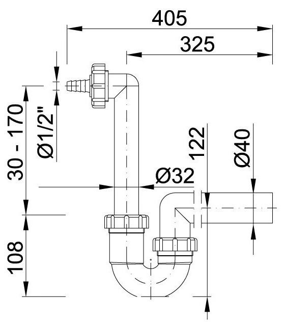 Styron STY-300 Габаритні розміри