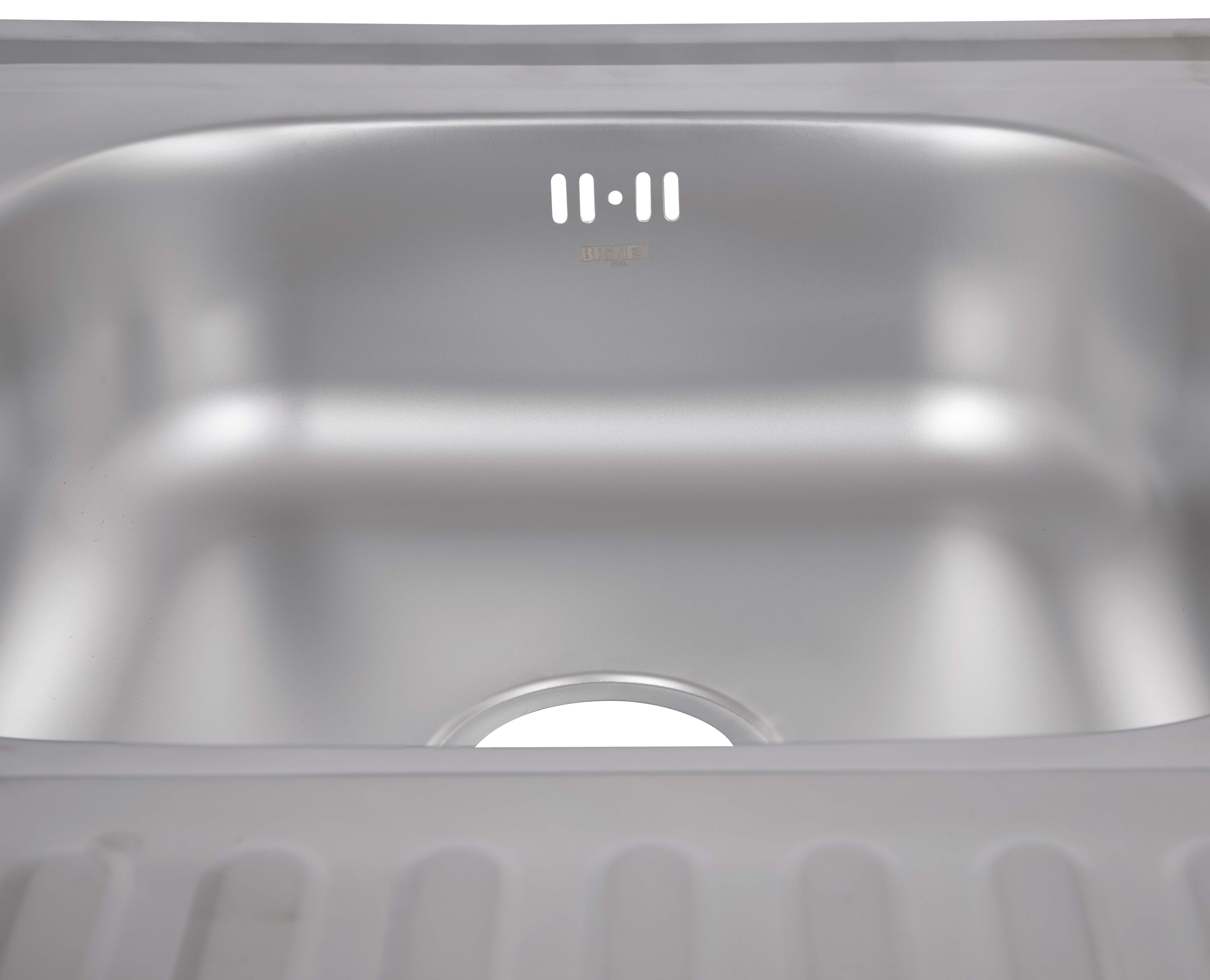 Кухонна мийка Brinex 6080-L 0,6 мм Satin (BRIN6080LSAT06) інструкція - зображення 6