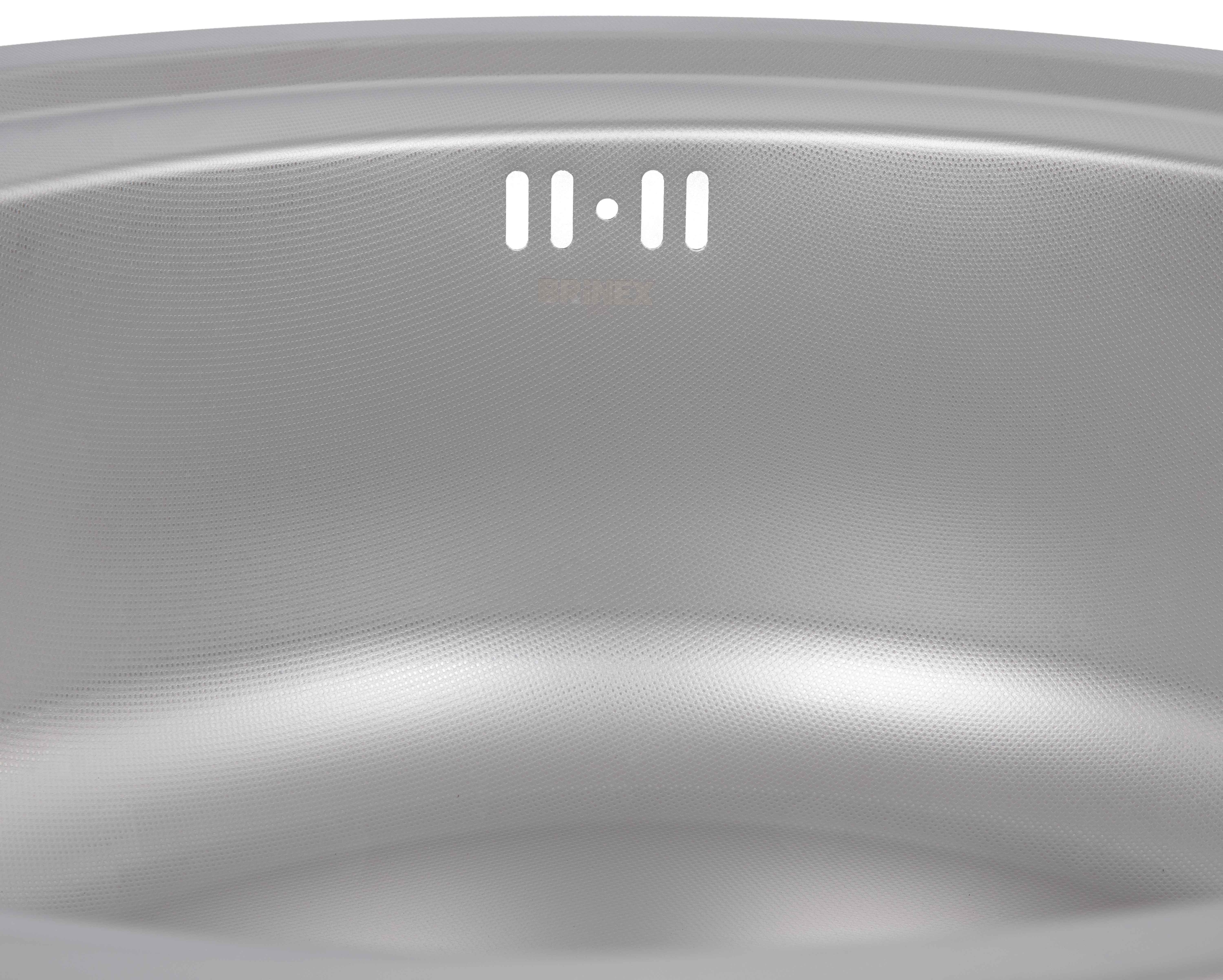 Кухонная мойка Brinex 510-D 0,8 мм Micro Decor (BRIN510MDEC08) инструкция - изображение 6