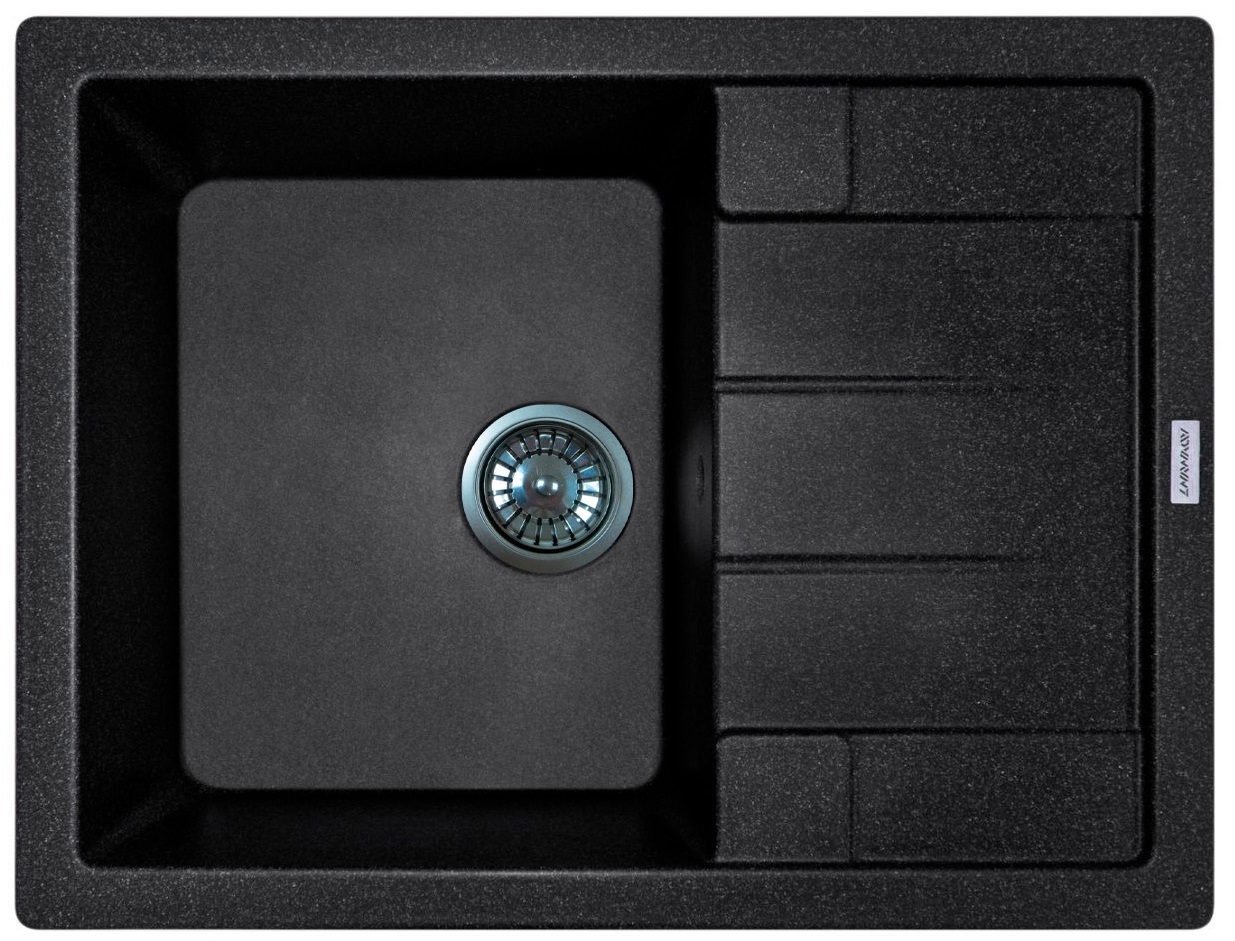 Кухонная мойка Adamant Anila 645x495x200мм черный (182496100303)