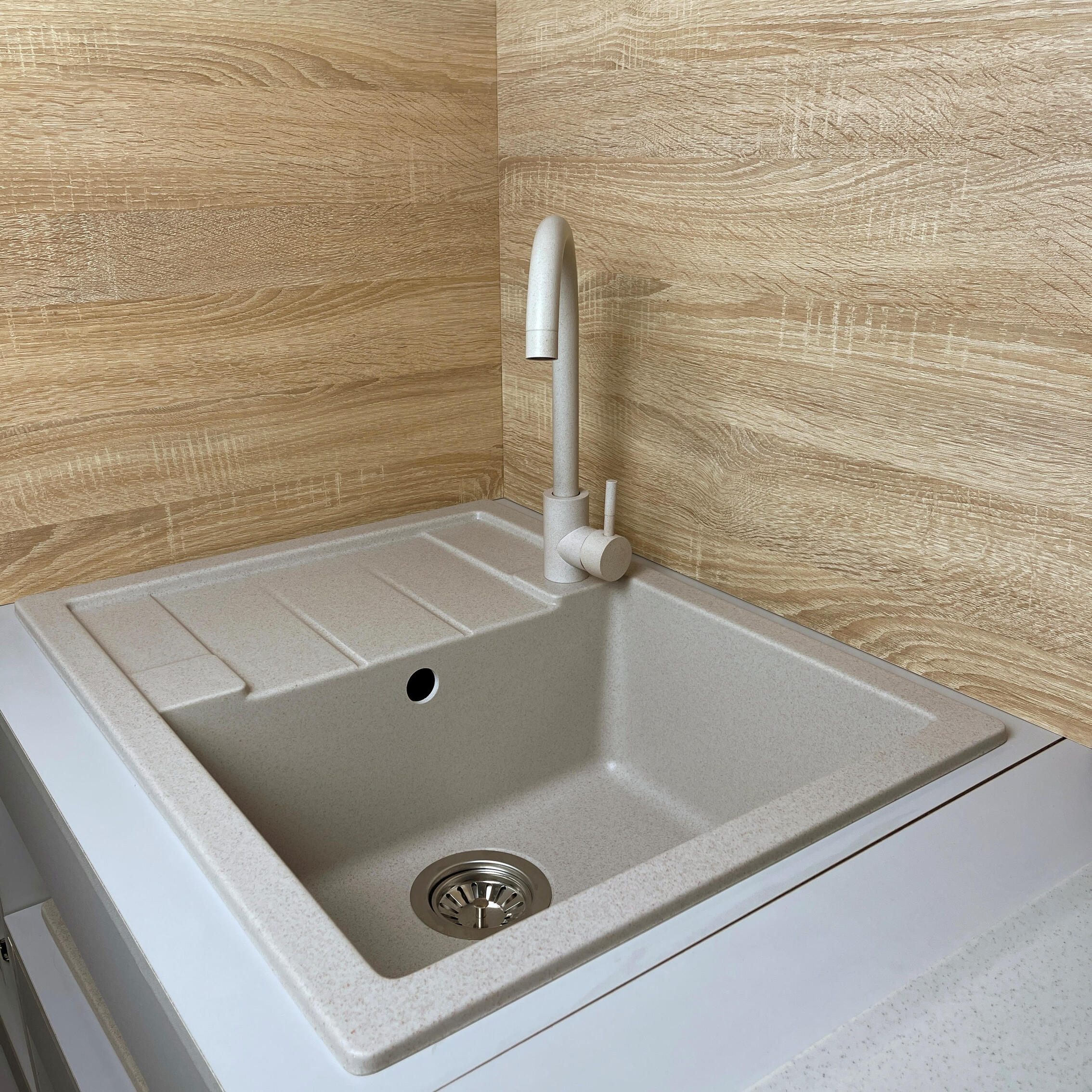 Кухонная мойка Adamant Anila 645x495x200mm avena (182496100306) цена 4829 грн - фотография 2