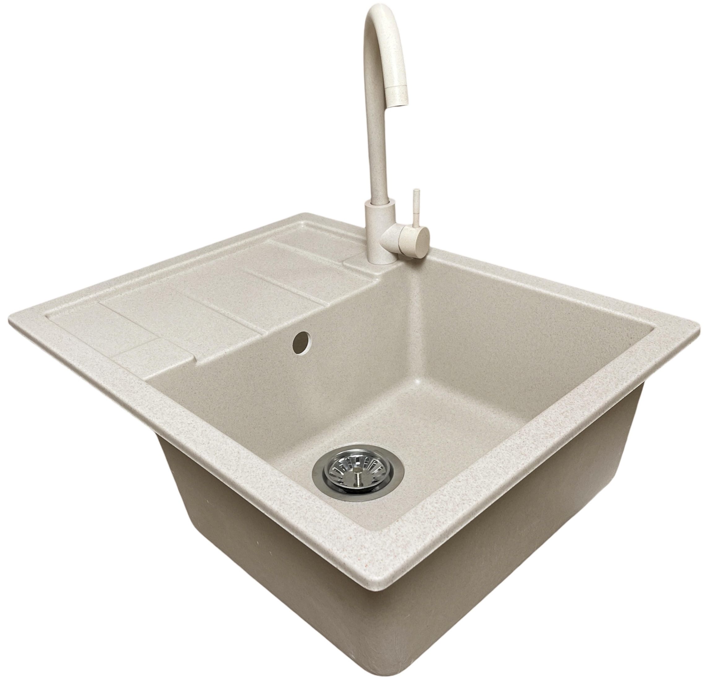 в продаже Кухонная мойка Adamant Anila 645x495x200mm avena (182496100306) - фото 3