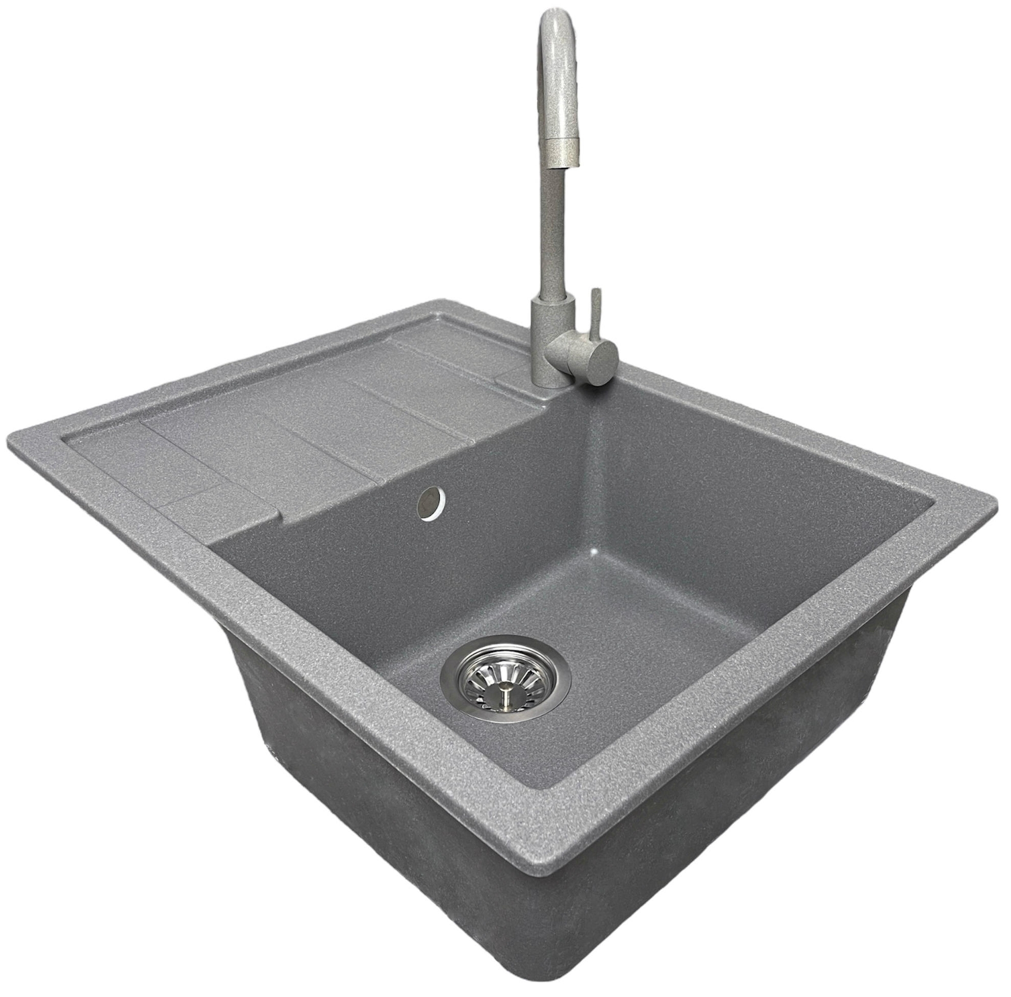 в продаже Кухонная мойка Adamant Anila 645x495x200мм серый (182496100304) - фото 3