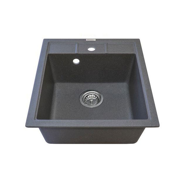 Кухонная мойка Adamant Brick 460x515x200мм серый (4824296101204) цена 4440 грн - фотография 2