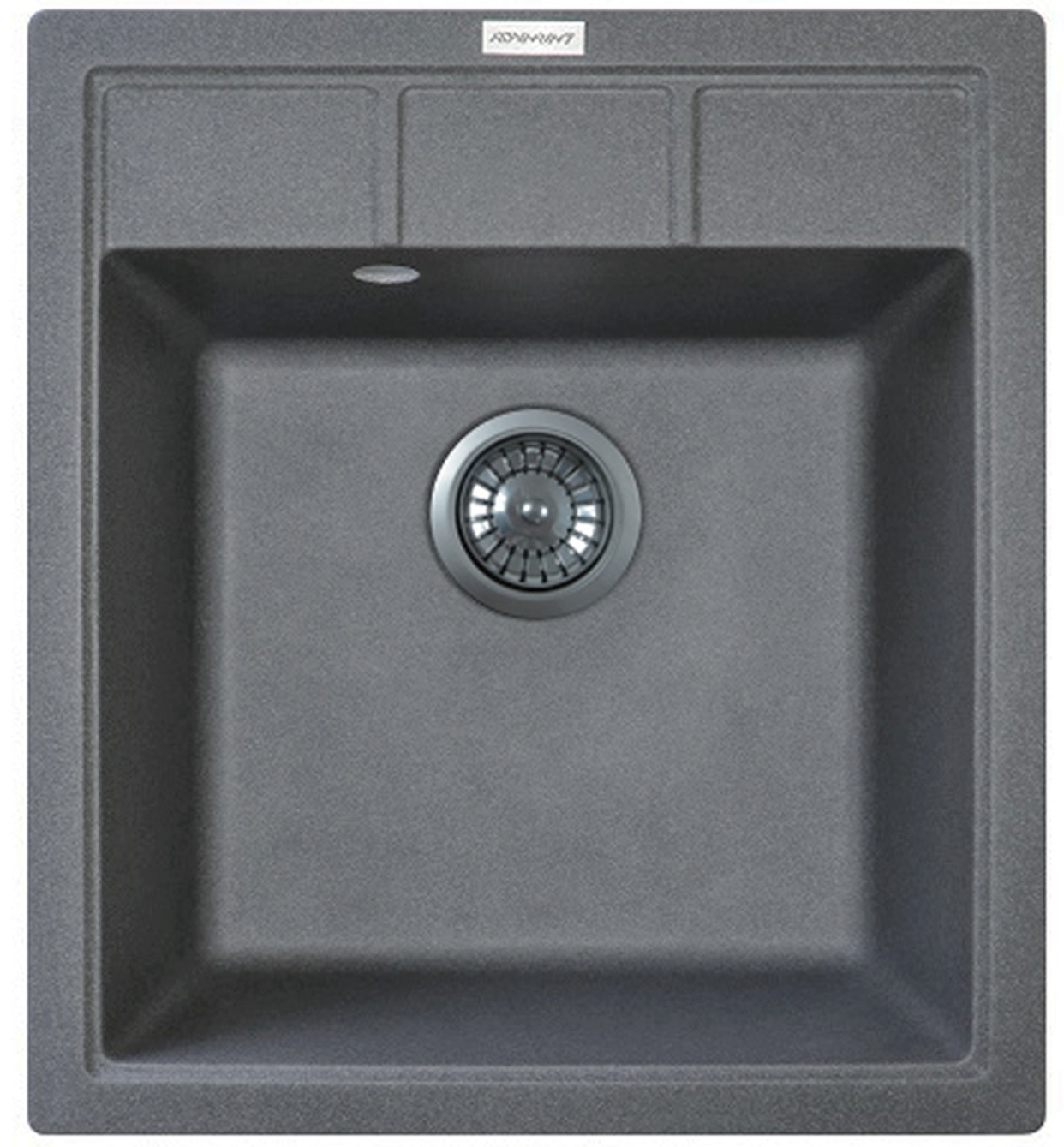 Кухонная мойка Adamant Brick 460x515x200мм серый (4824296101204)