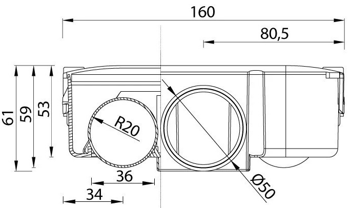 Styron STYMM-6000 Габаритные размеры