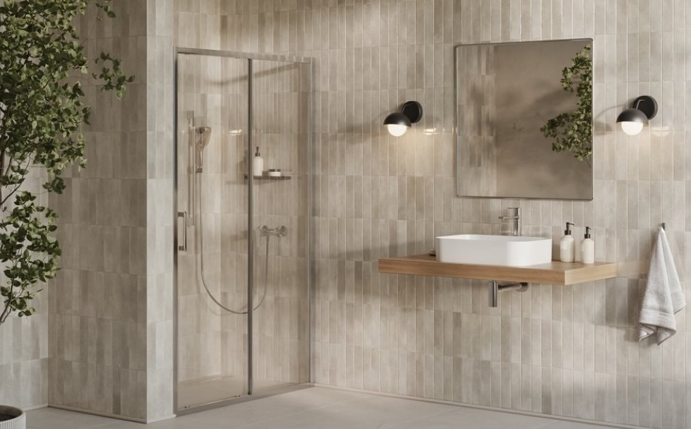 Душевая дверь Ravak X-Point Slim XPSDP2-120 Transparent, Полированный алюминий (X08VG0C0FZ1) цена 12526 грн - фотография 2