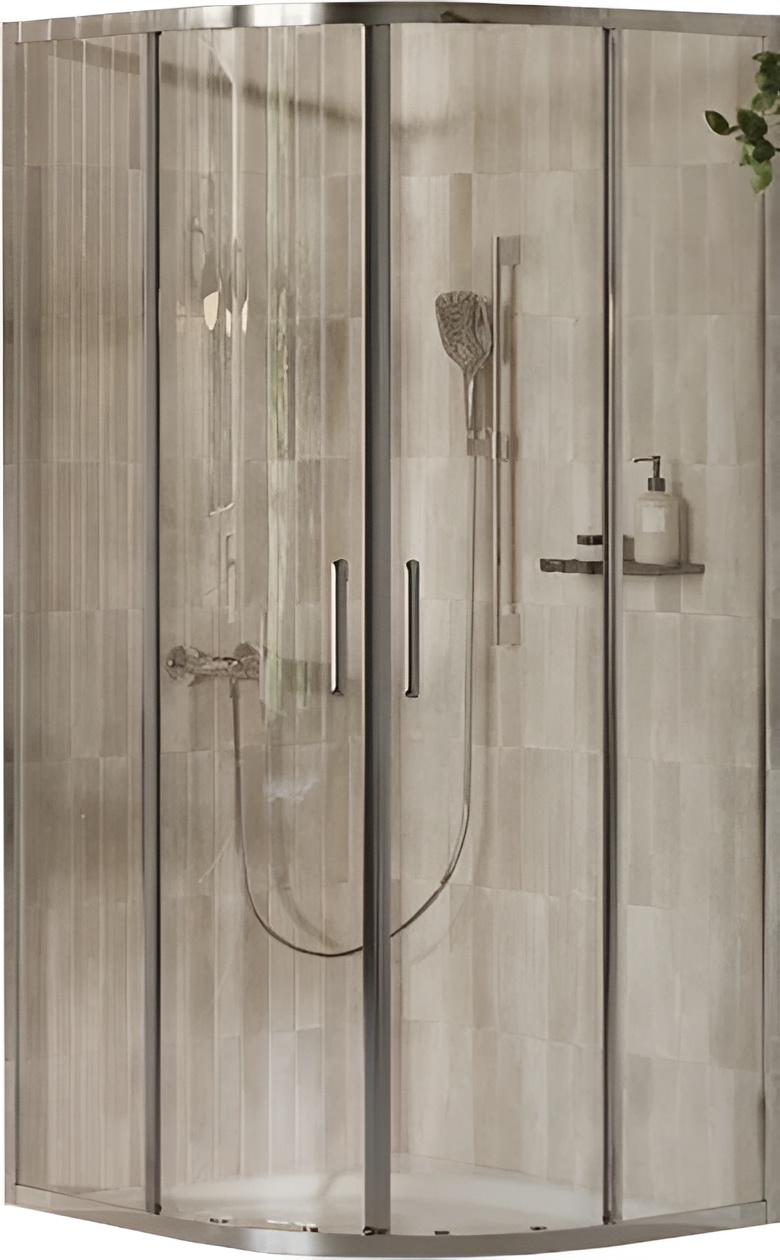 Купить душевая кабина Ravak X-Point Slim XPSCP4-90 R500 Transparent, Полированный алюминий (X3B270C0FZ1C) в Луцке